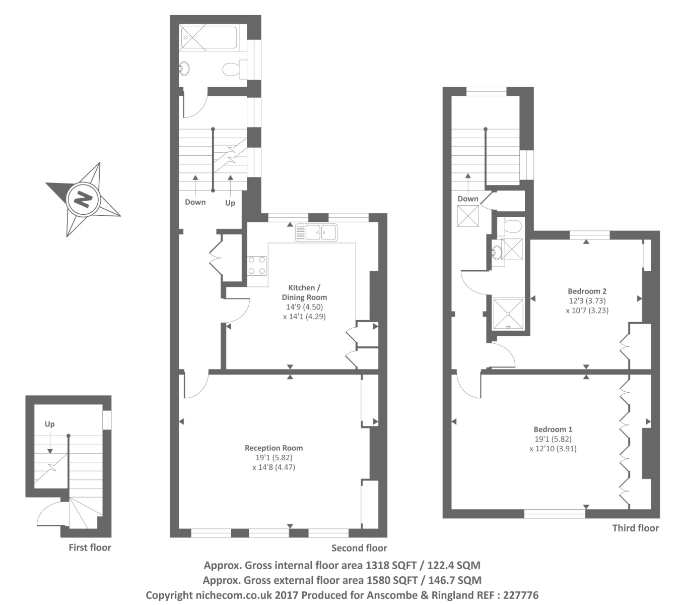 2 Bedrooms Flat for sale in St John's Wood, High Street, St John's Wood NW8
