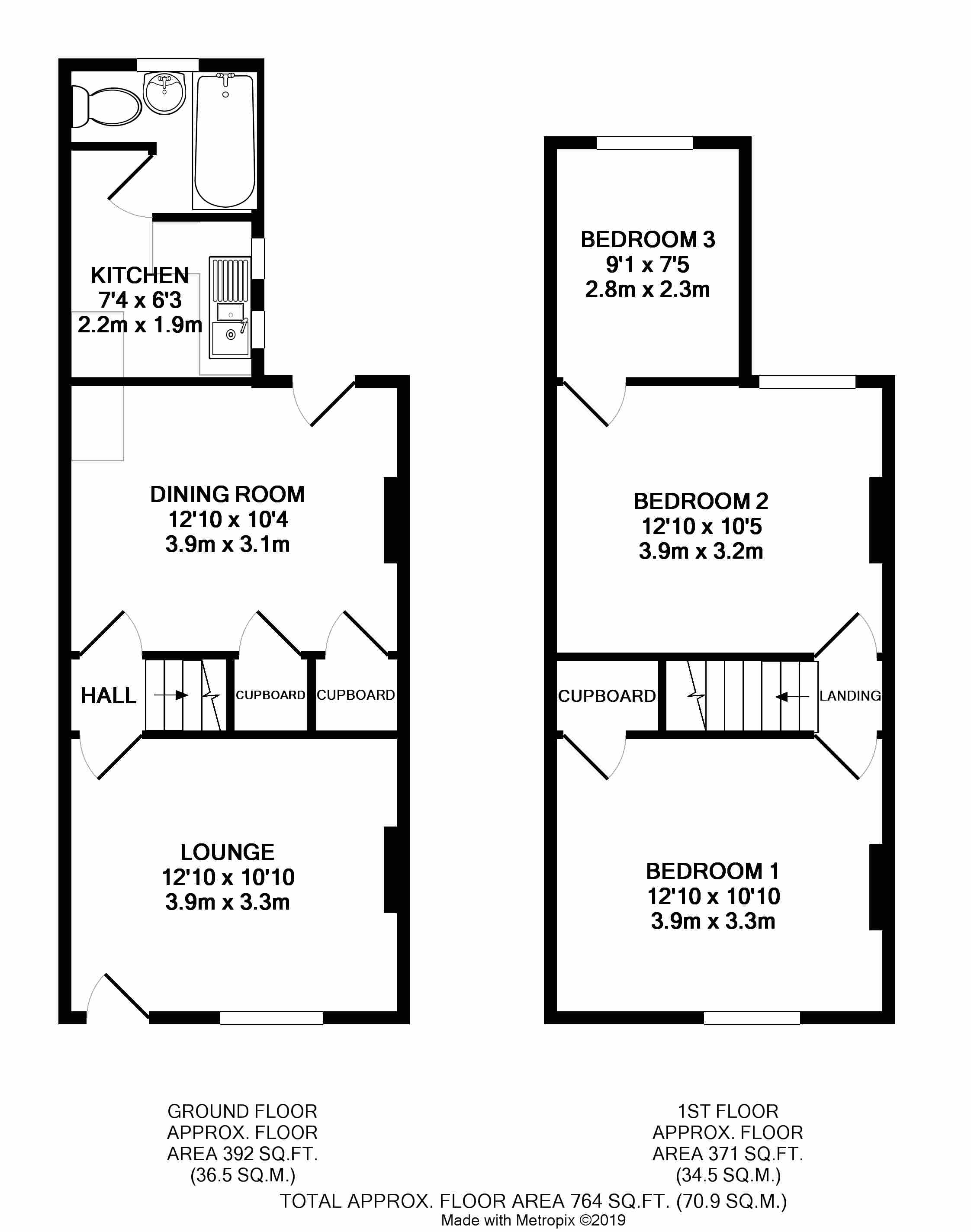 3 Bedrooms Terraced house for sale in Lyminster Road, Wick, Littlehampton BN17