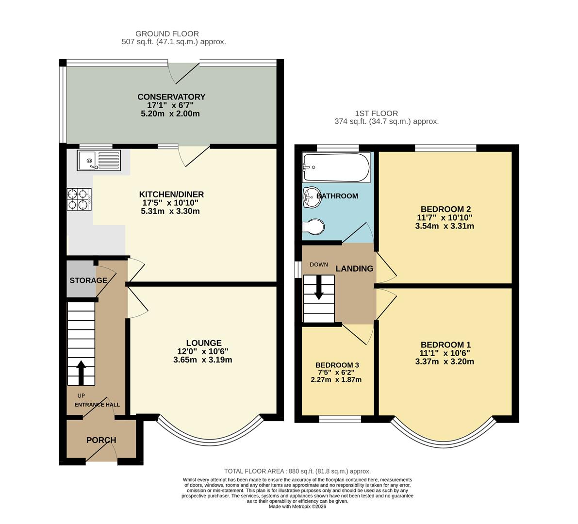 Abbey Rise, Leicester floorplan