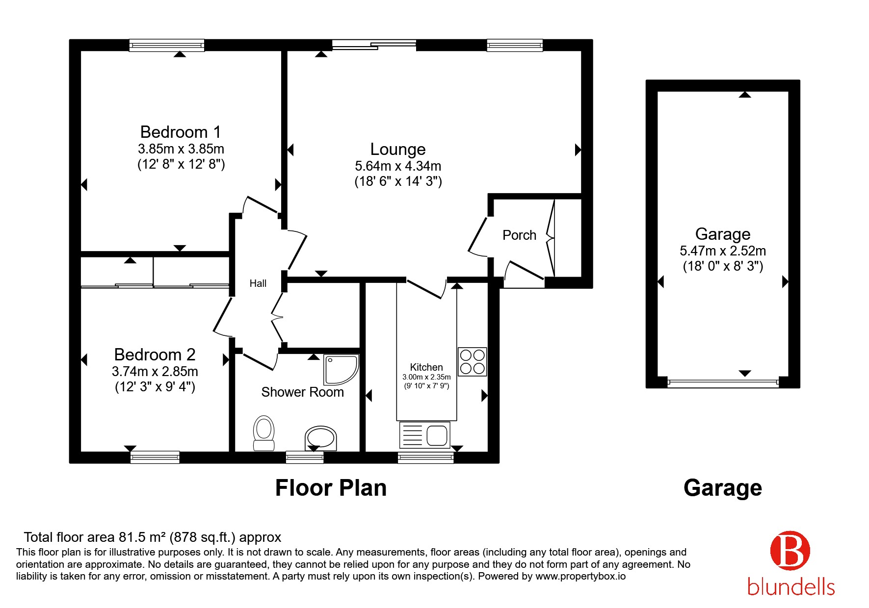 13, 6, Sheldon Lane, Sheffield floorplan