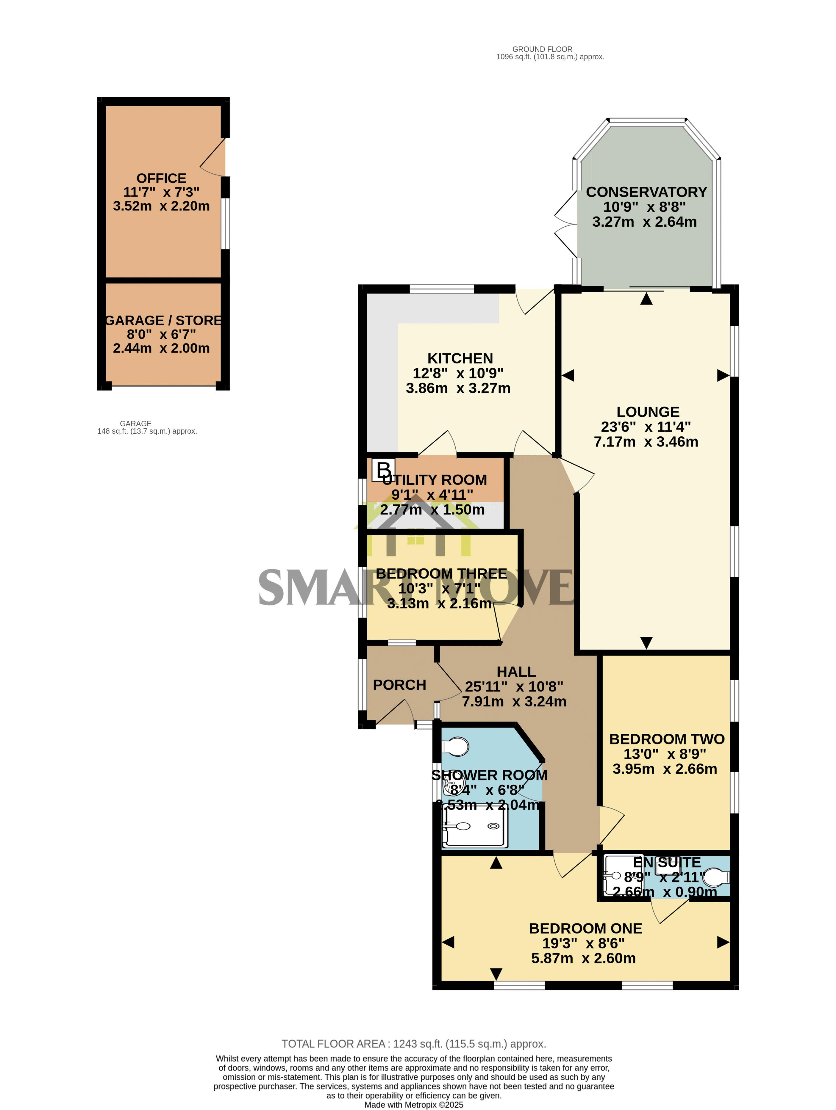 2, Holly Grove, Preston floorplan