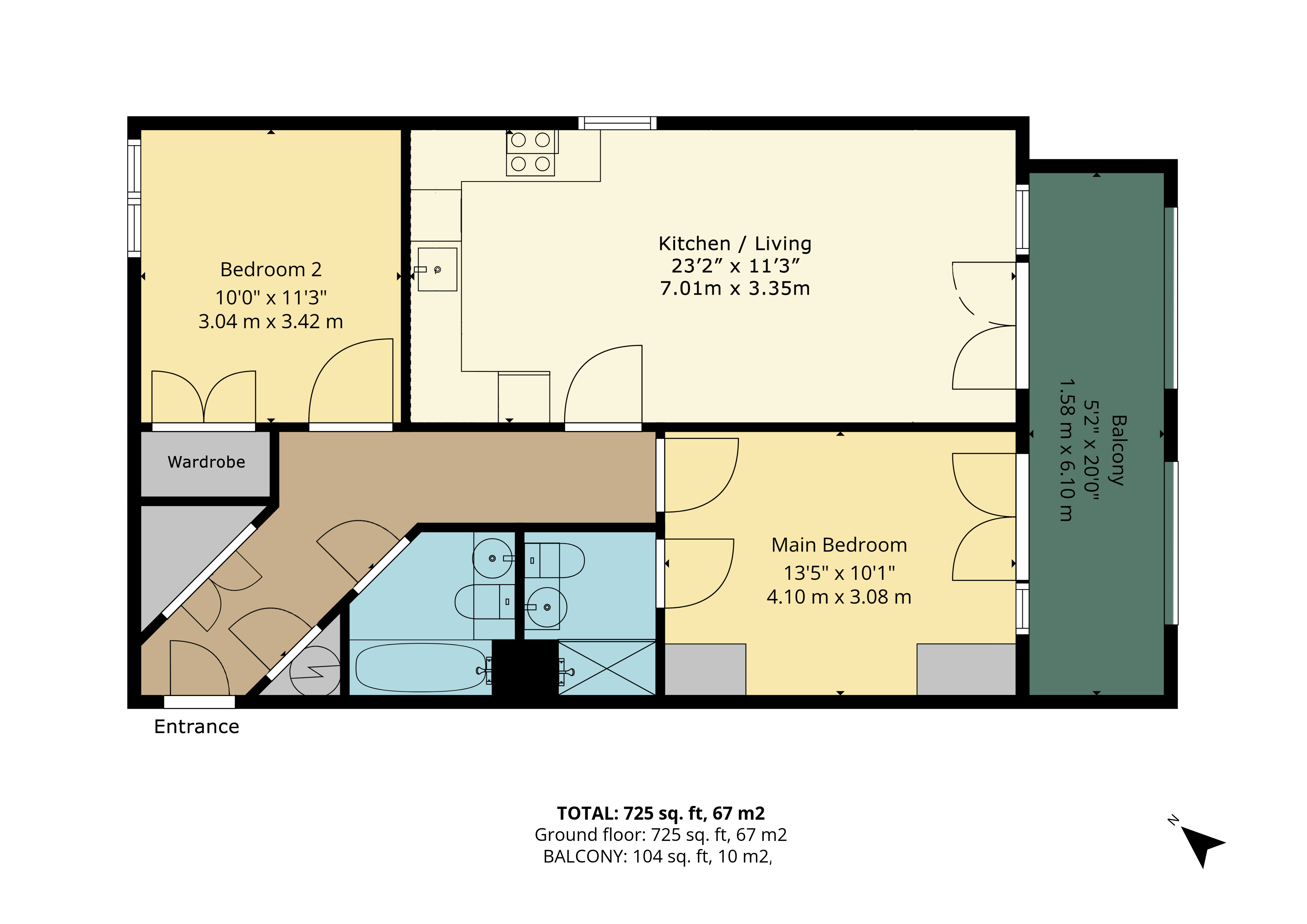 Station Road, Leatherhead, Surrey, KT22 floorplan