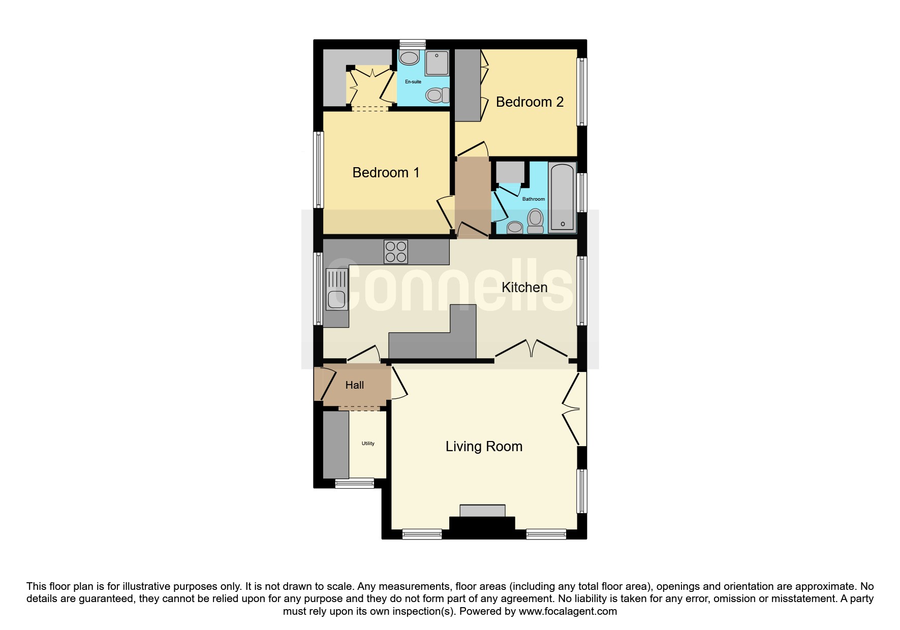 40, Laburnum Court, Horley floorplan
