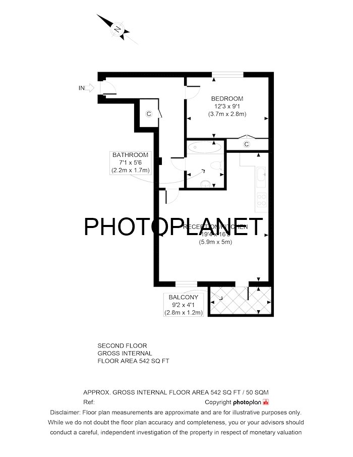 1 Bedrooms Flat to rent in Digby Street, Bethnal Green E2