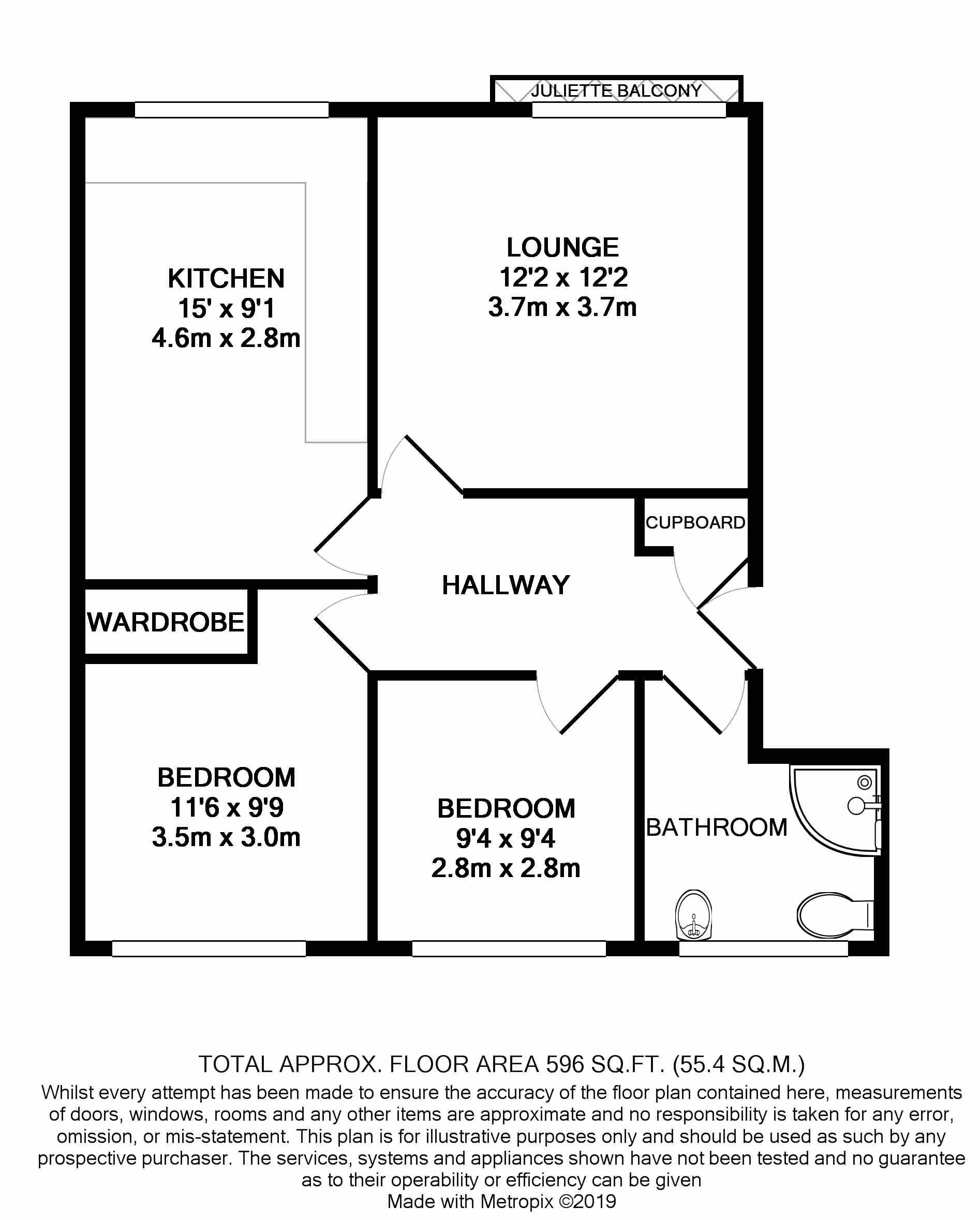 2 Bedrooms Flat to rent in Scarbrook Road, Croydon CR0