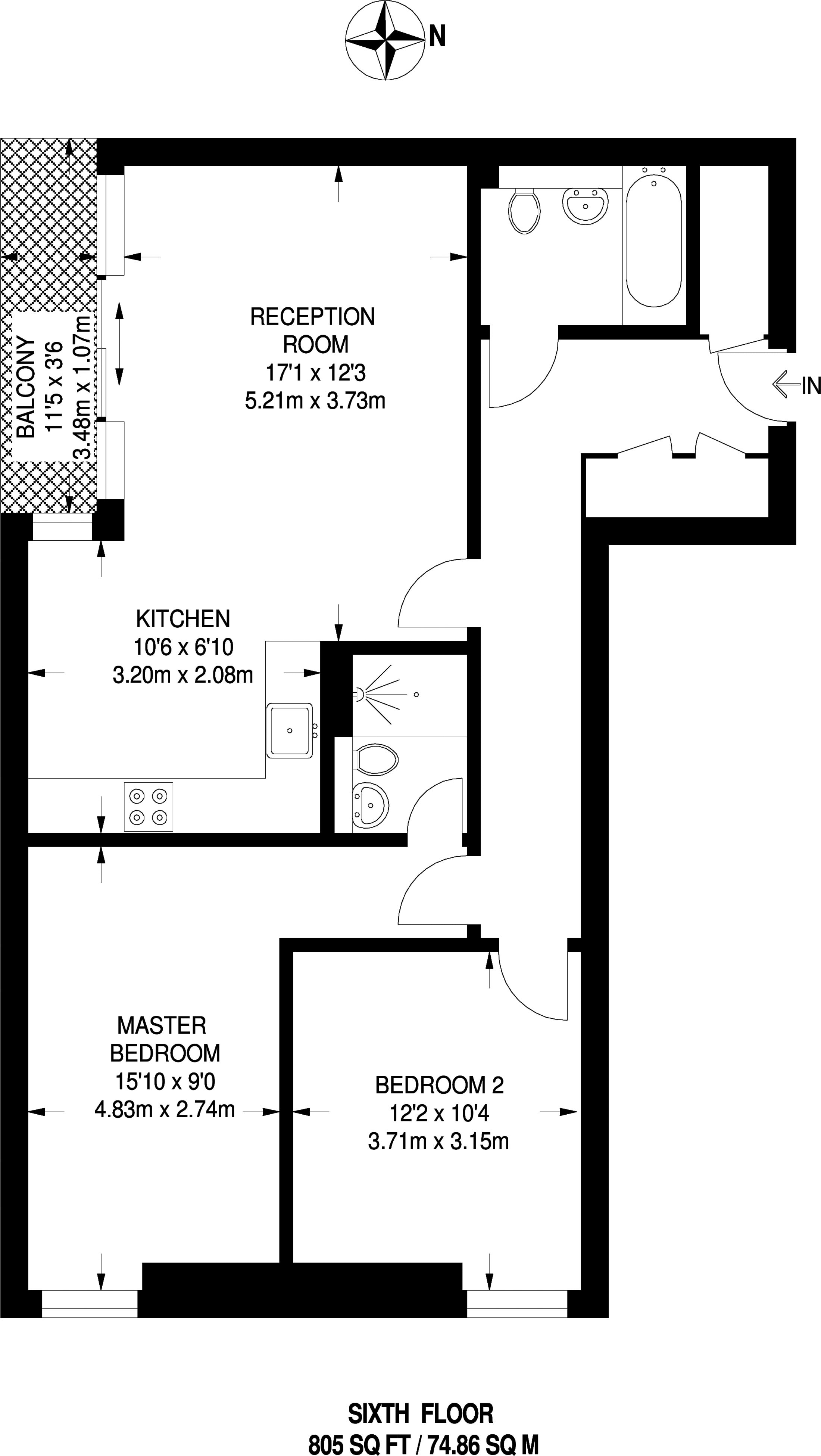 2 Bedrooms Flat to rent in Blackwall Way, Docklands E14