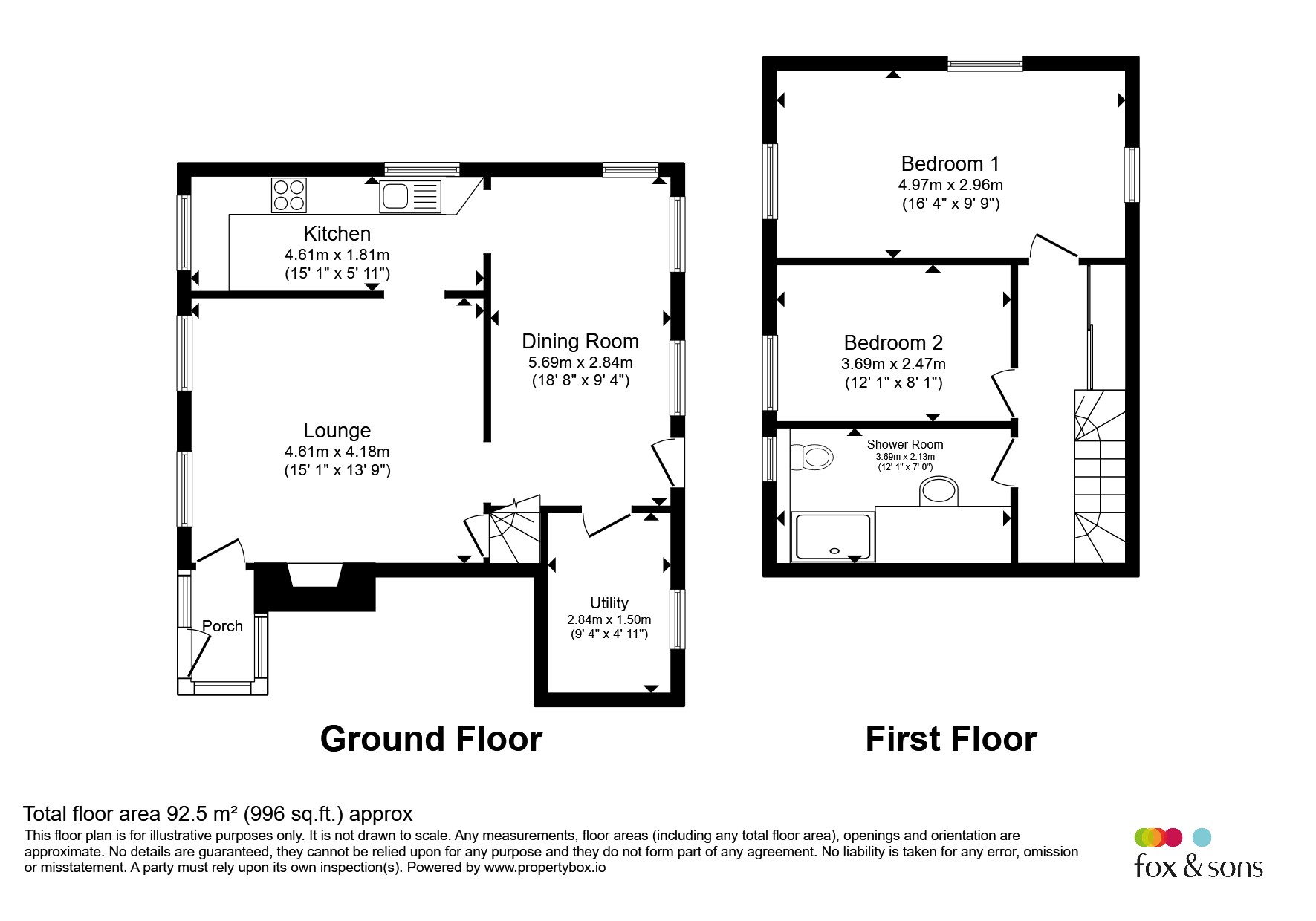 2, Kenham Cottages, Minehead floorplan