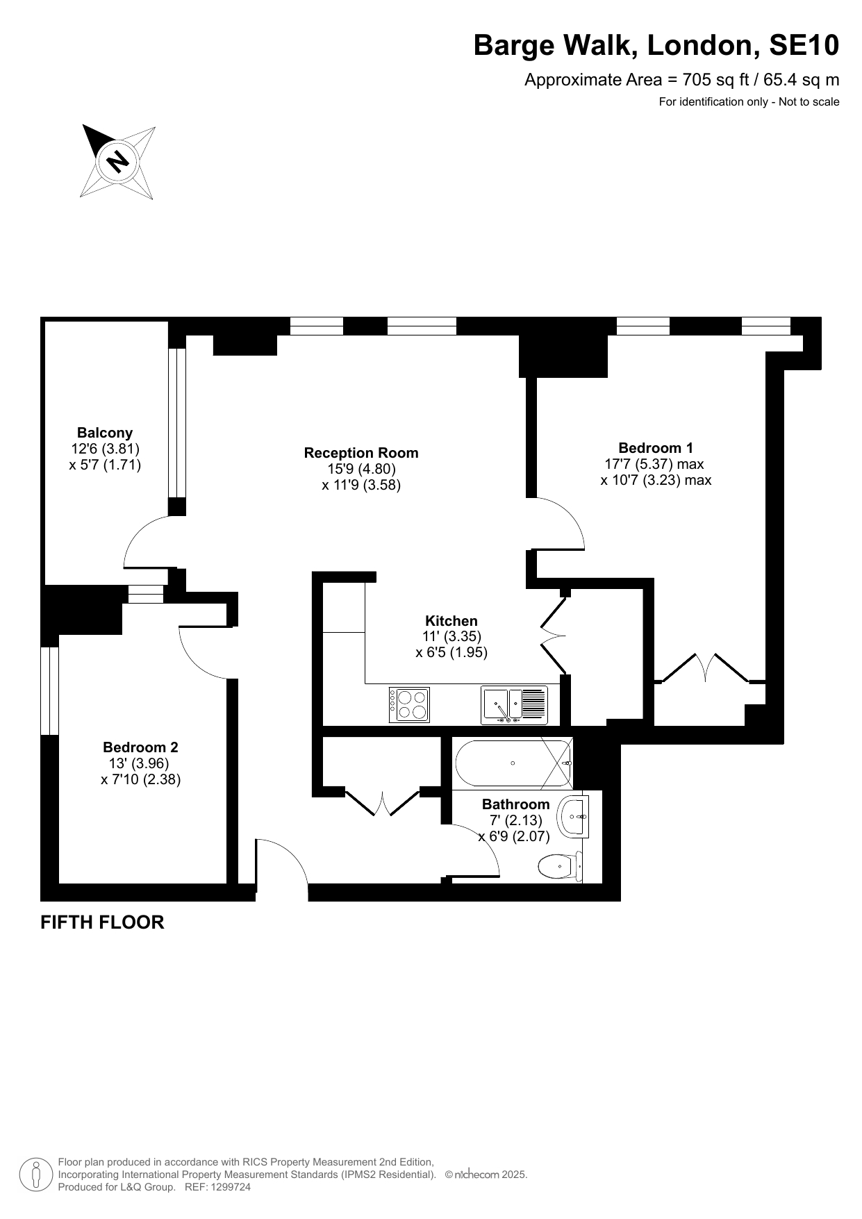 Barge Walk, Greenwich Peninsular floorplan