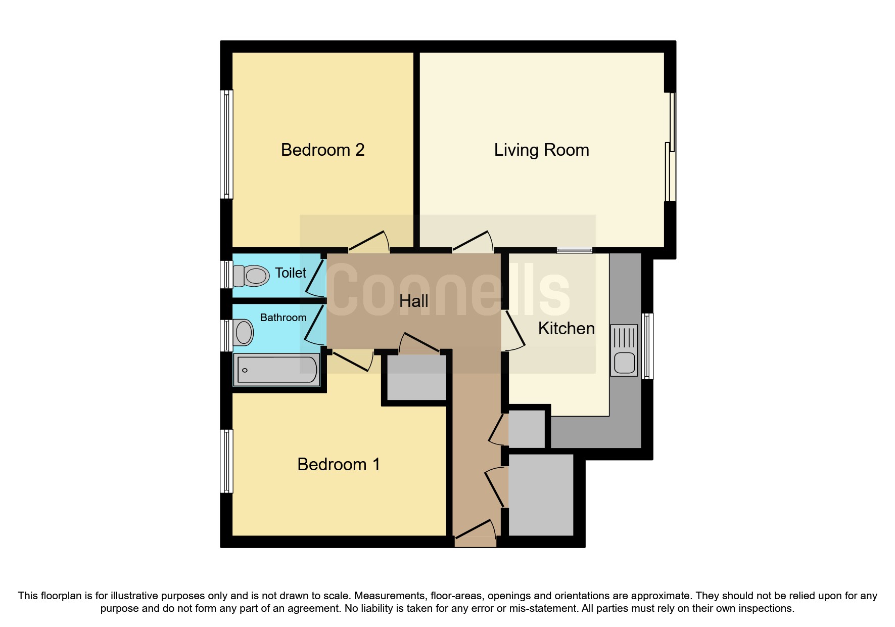 Newlands Crescent, East Grinstead RH19, 2 bedroom flat for sale