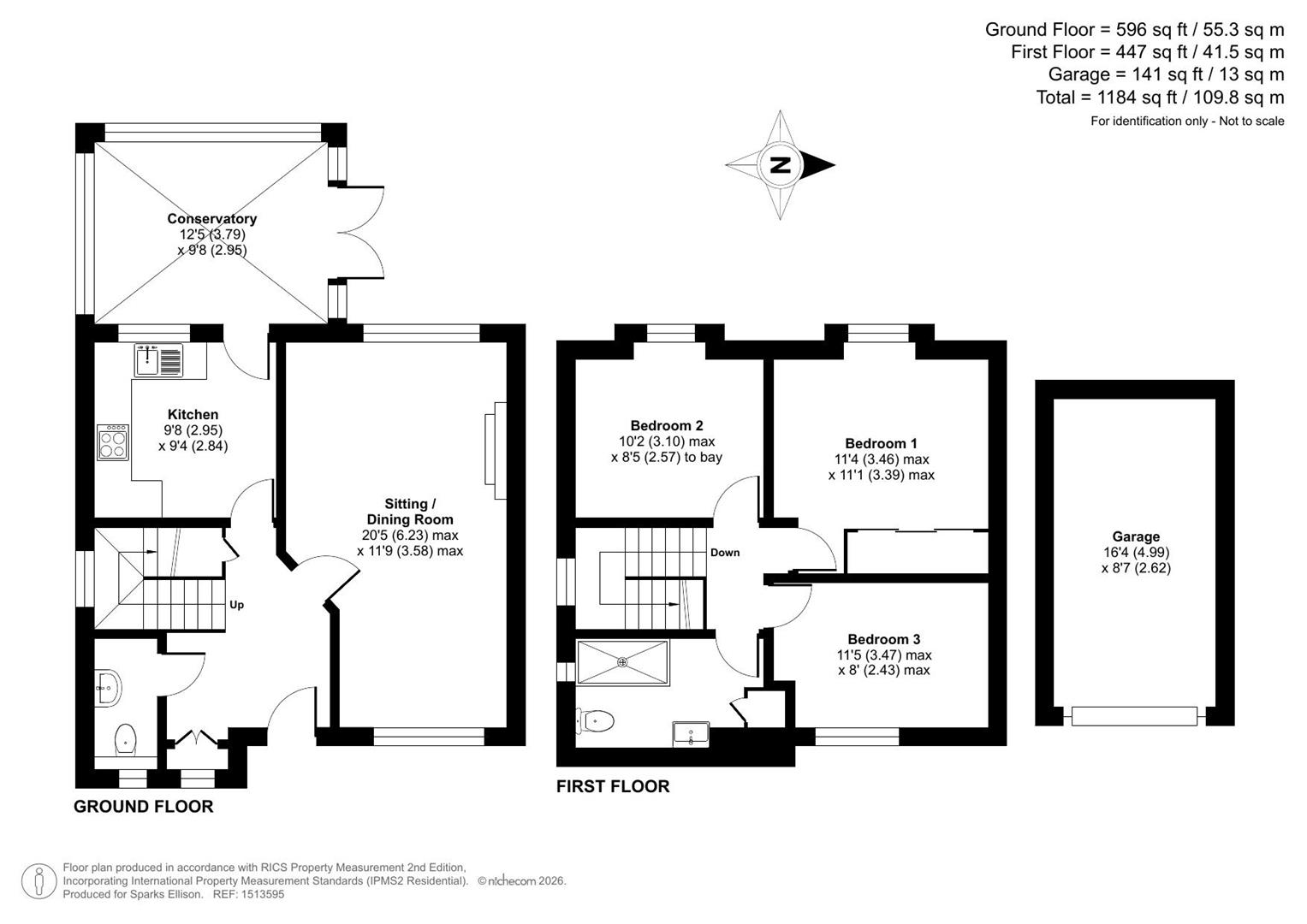 8, Birch Grove, Boyatt Wood floorplan