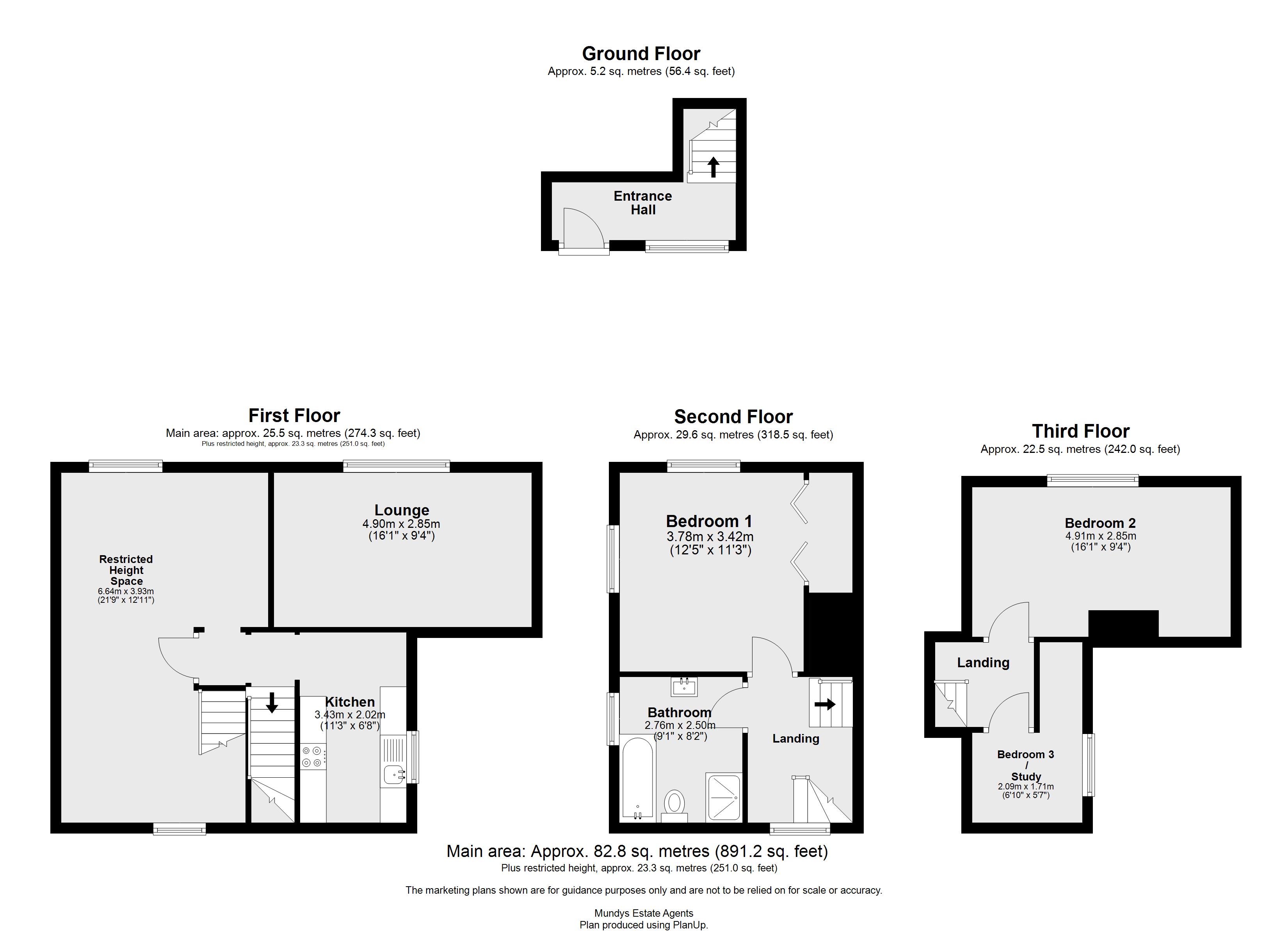 18a, South Street, Market Rasen floorplan