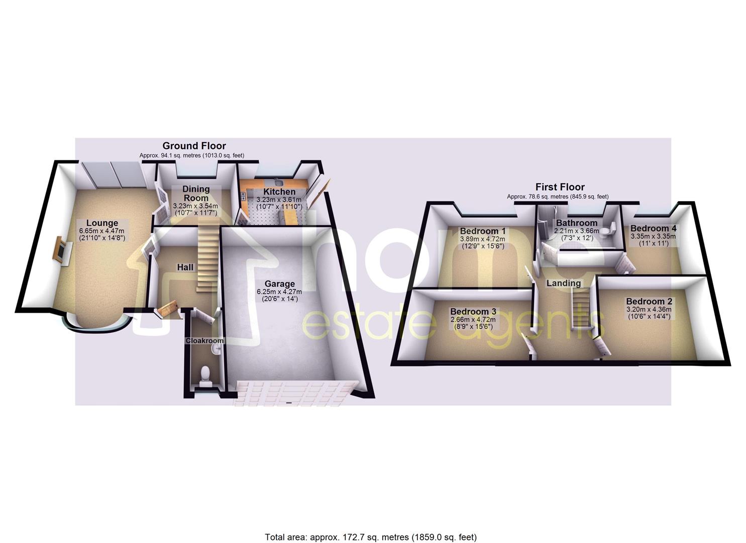 11, Lapwing Close, Stalybridge floorplan