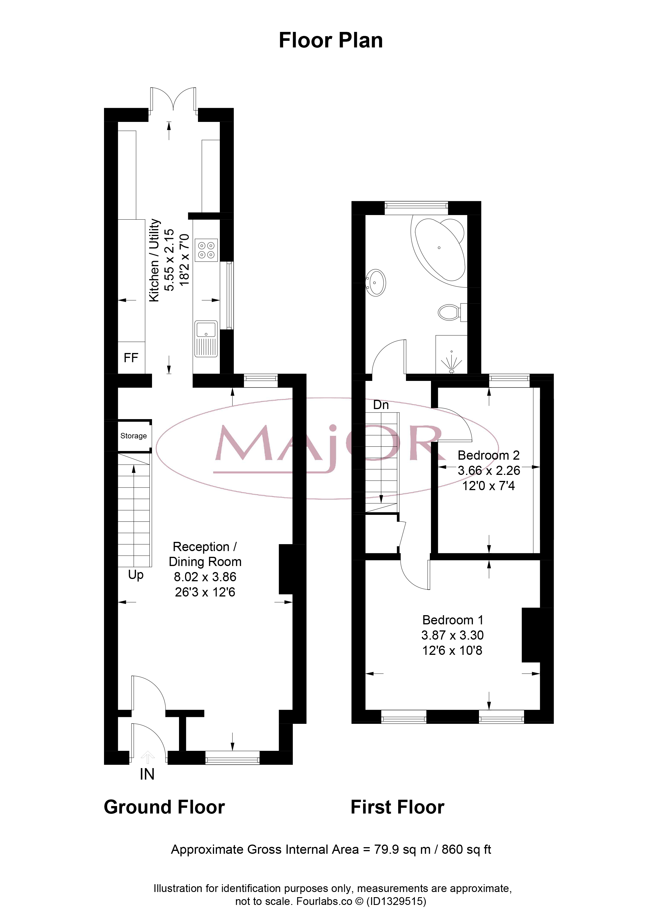 69, Belmont Road, Harrow floorplan