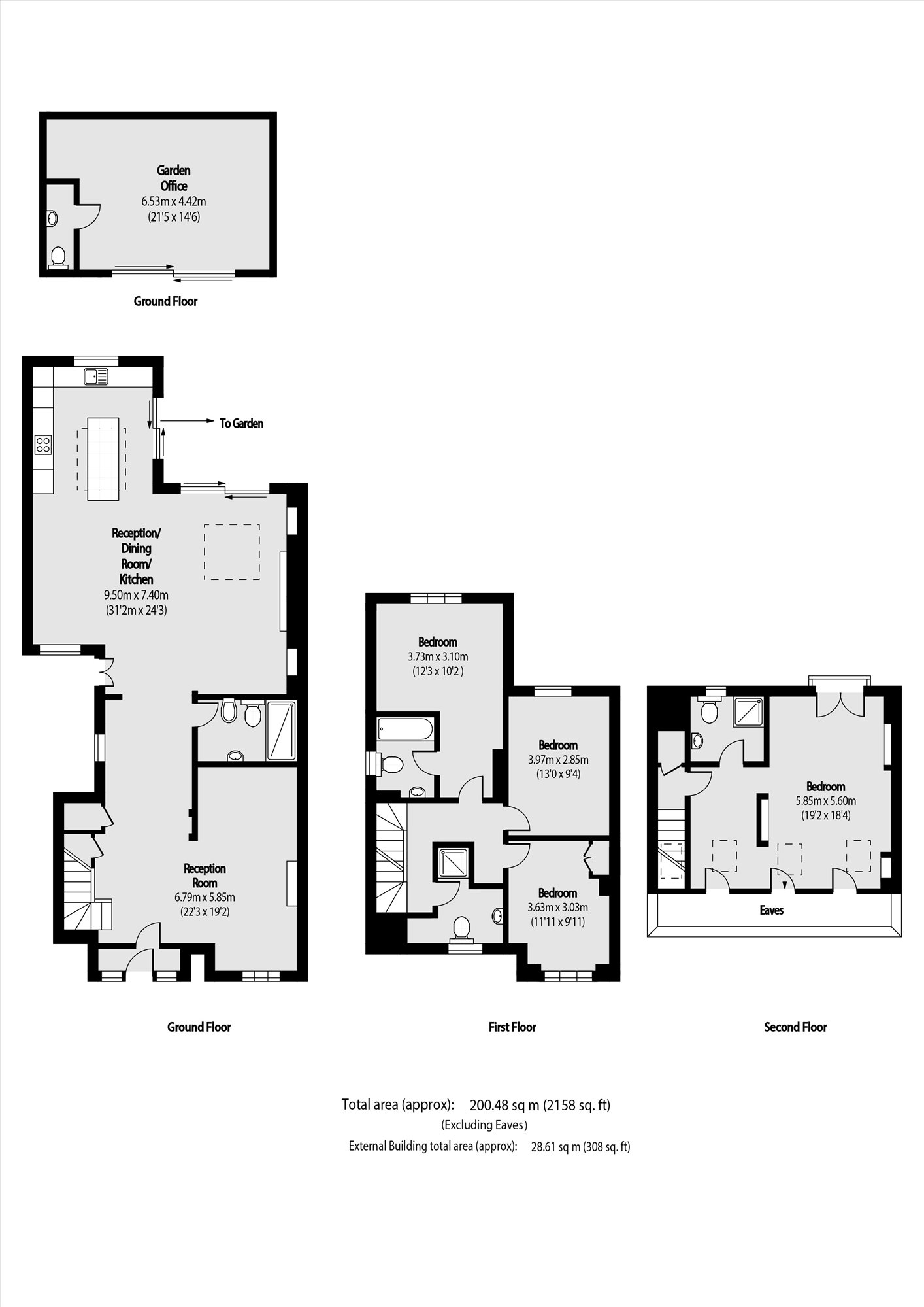 6, Wise Lane, London floorplan