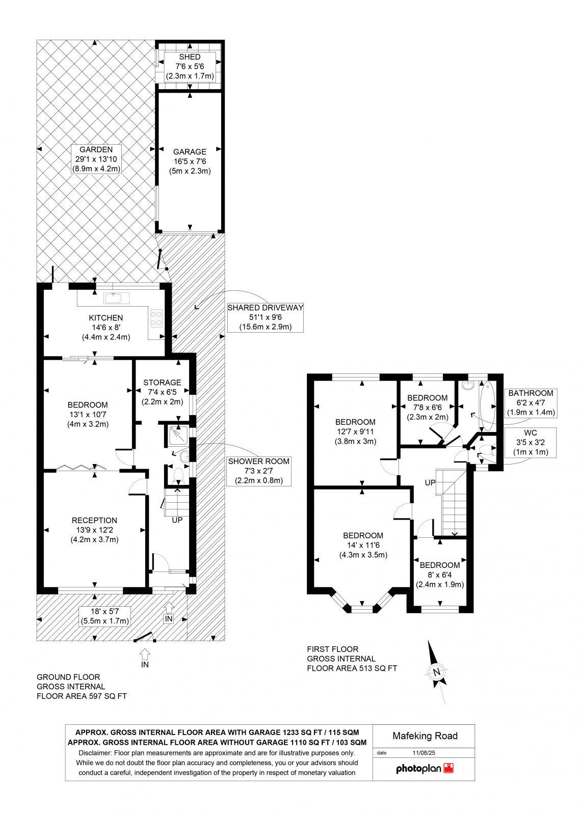 Mafeking Road, London floorplan