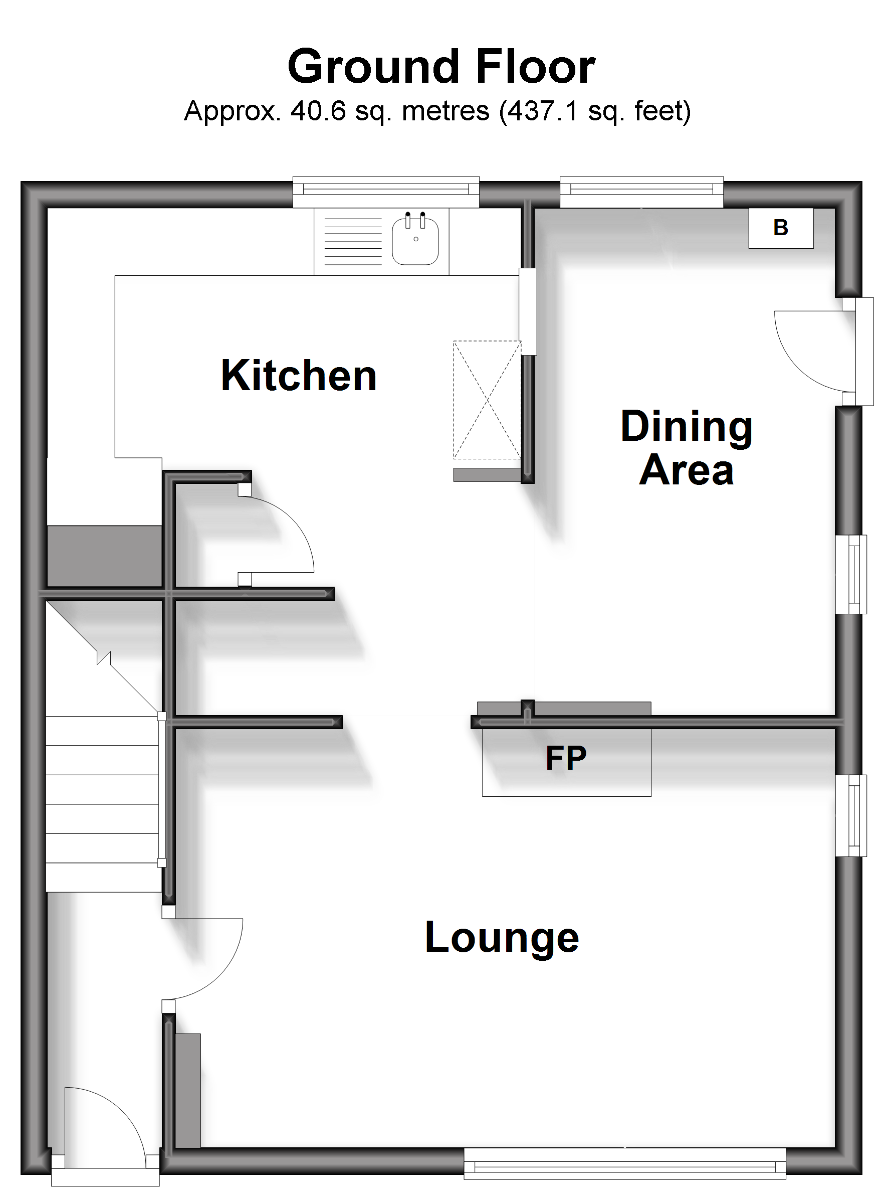 14, St. David's Avenue, Dover floorplan