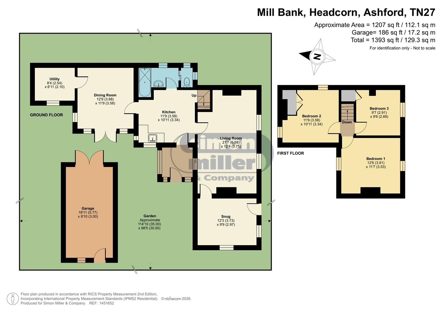 Swans, 29, Mill Bank, Ashford floorplan