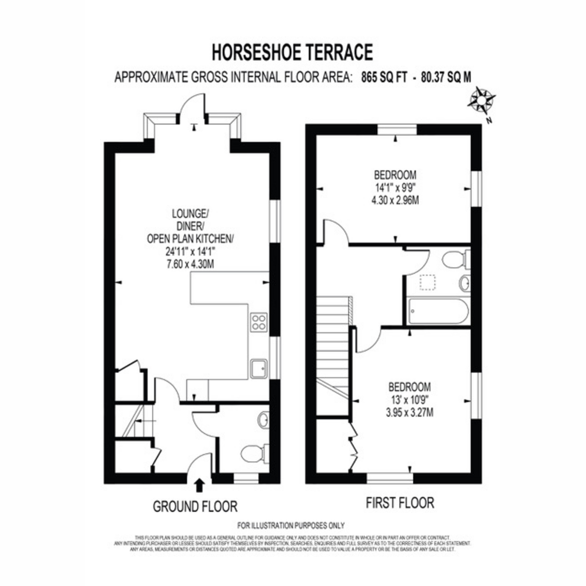 1, Horseshoe Terrace, Kingswood floorplan