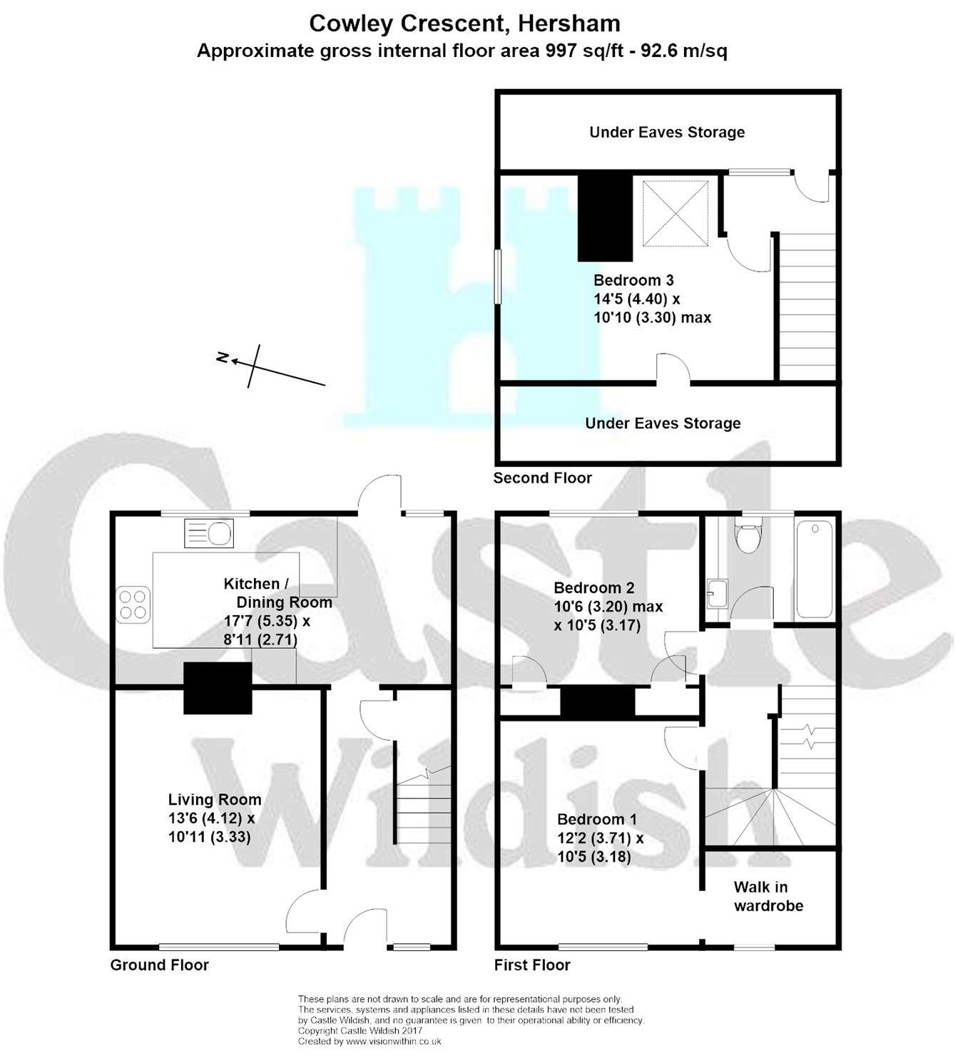 3 Bedrooms Semi-detached house for sale in Cowley Crescent, Hersham, Walton-On-Thames KT12