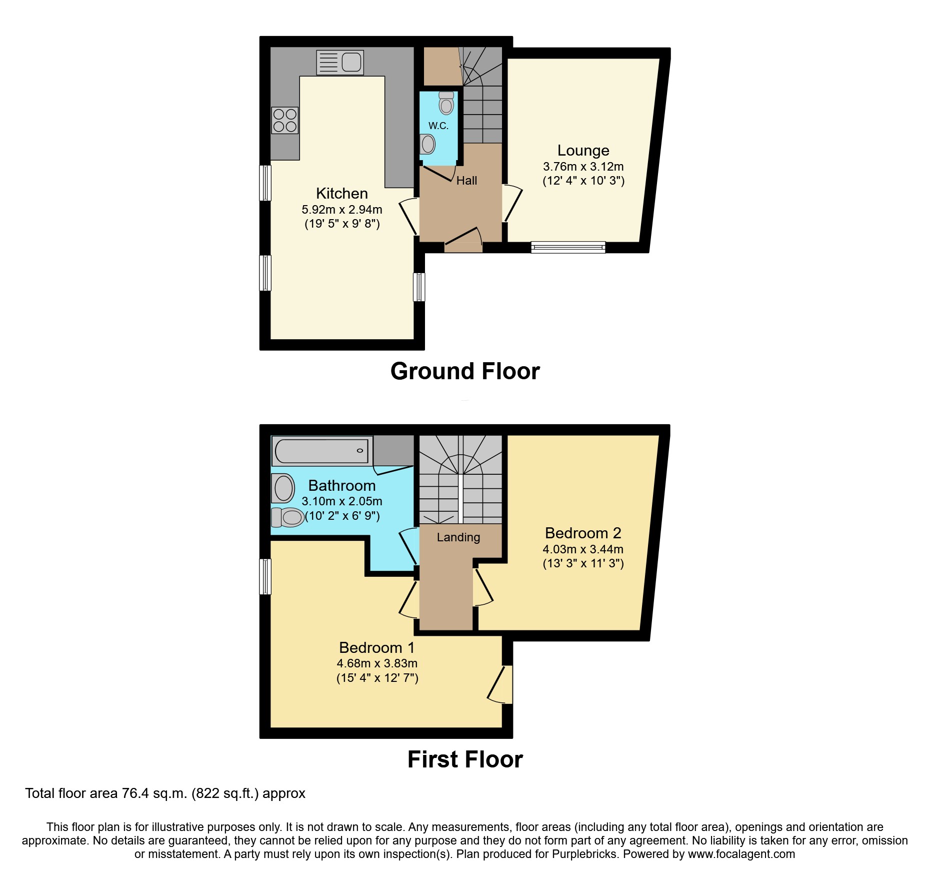 2, Bridgegate Place, Retford floorplan