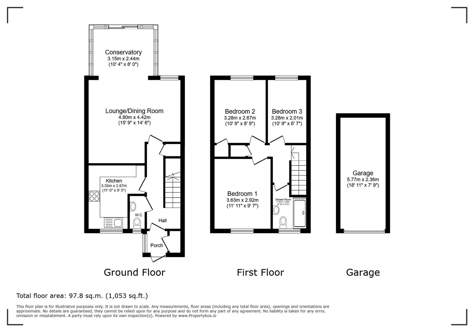 7, Cherry Tree Walk, Horsham floorplan