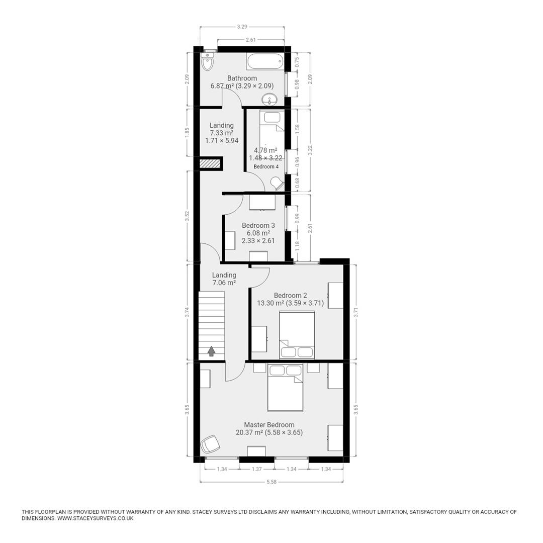 14, The Parade, Porth floorplan