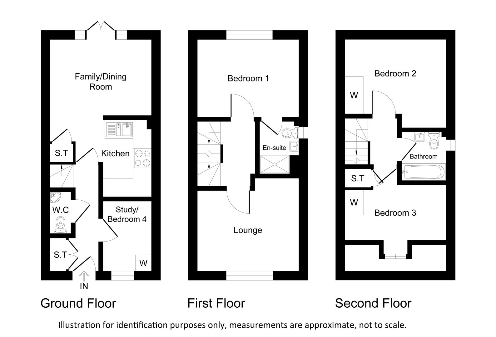 24, Taylor Crescent, Yate floorplan