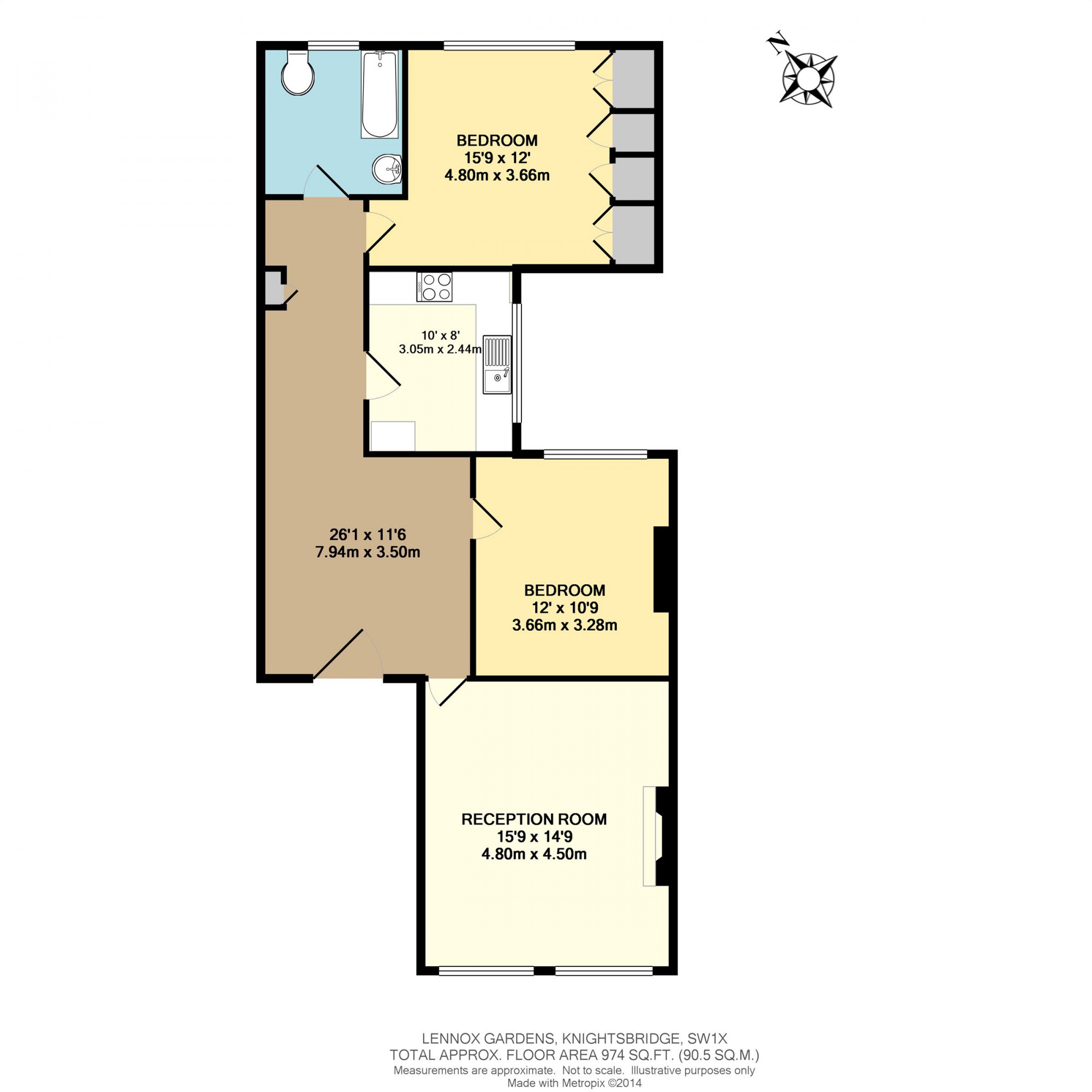 2 Bedrooms Flat to rent in 13 Lennox Gardens, Knightsbridge, London SW1X