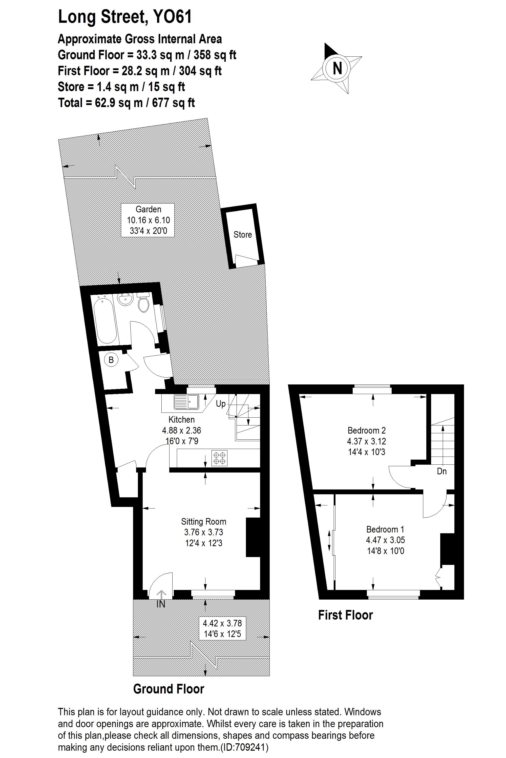 Long Street, Easingwold, York YO61, 2 bedroom terraced house for sale