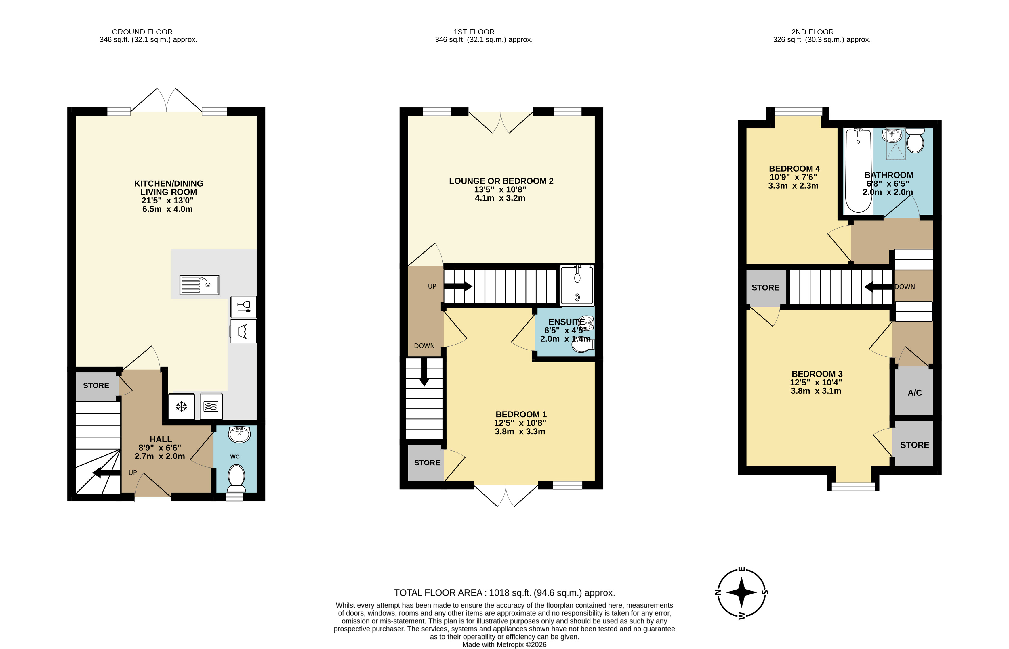 62, Top Fair Furlong, Milton Keynes floorplan