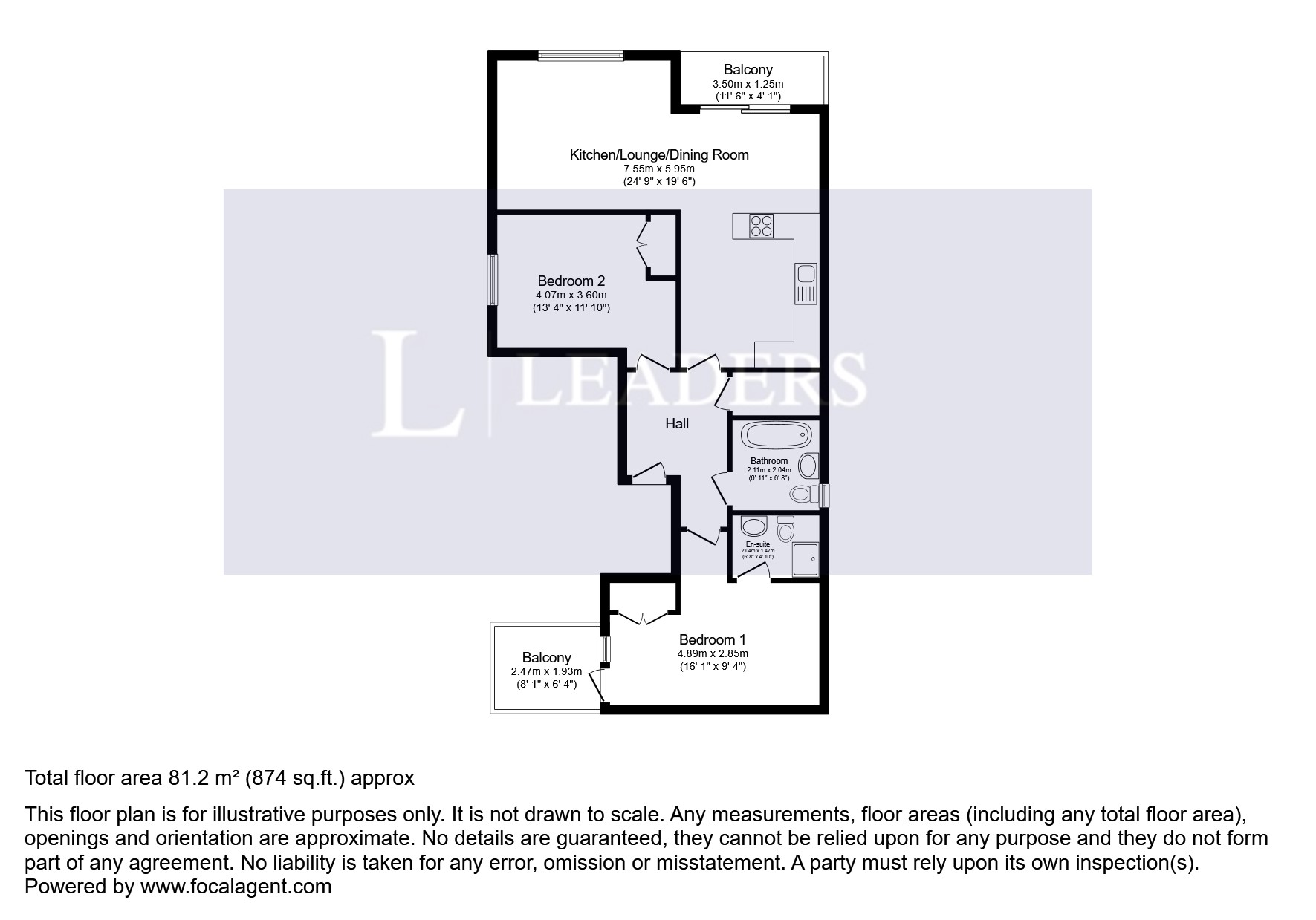 Flat 2, Loa Court, 7 Macauley Drive floorplan