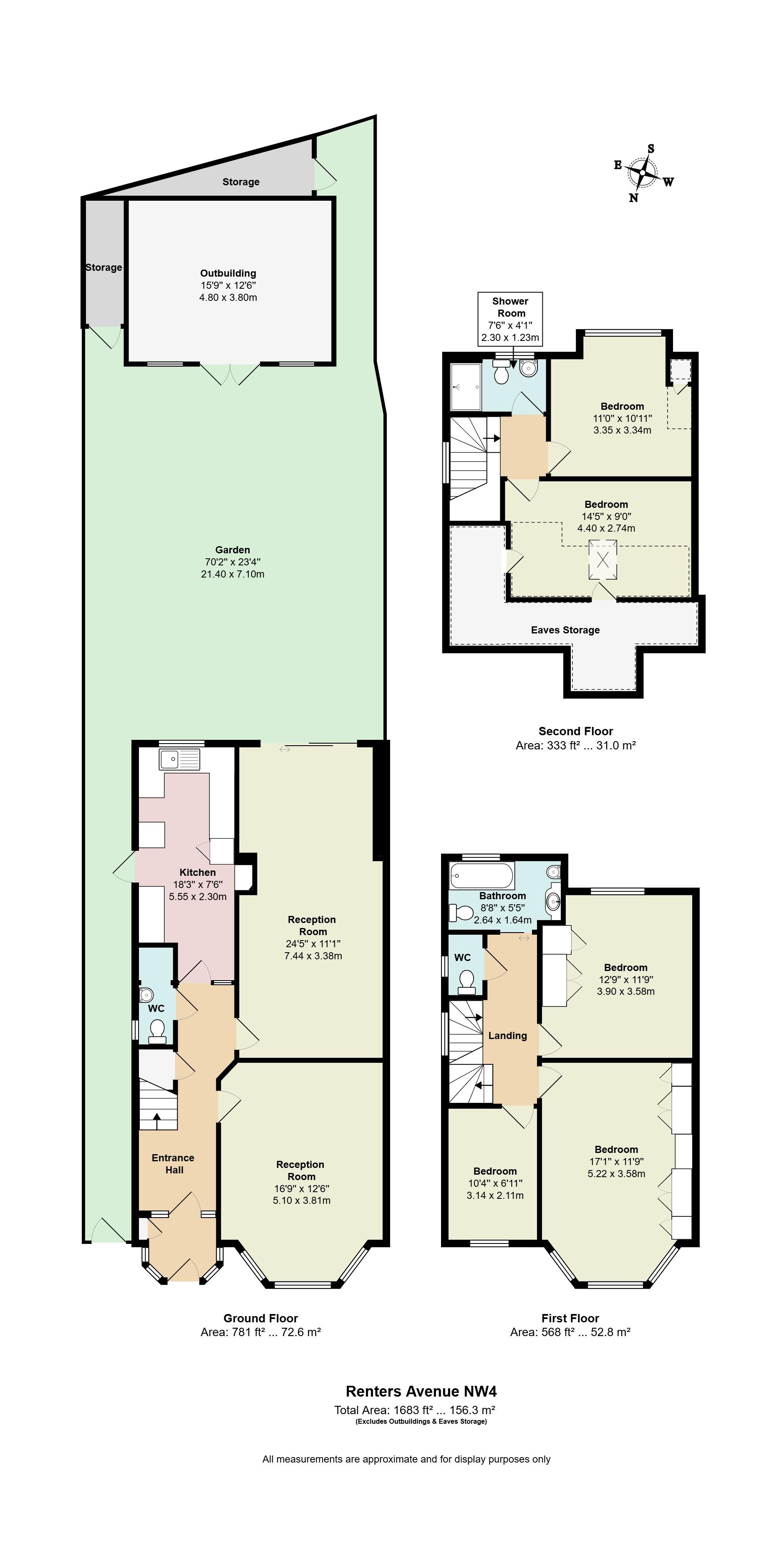 24, Renters Avenue, London floorplan