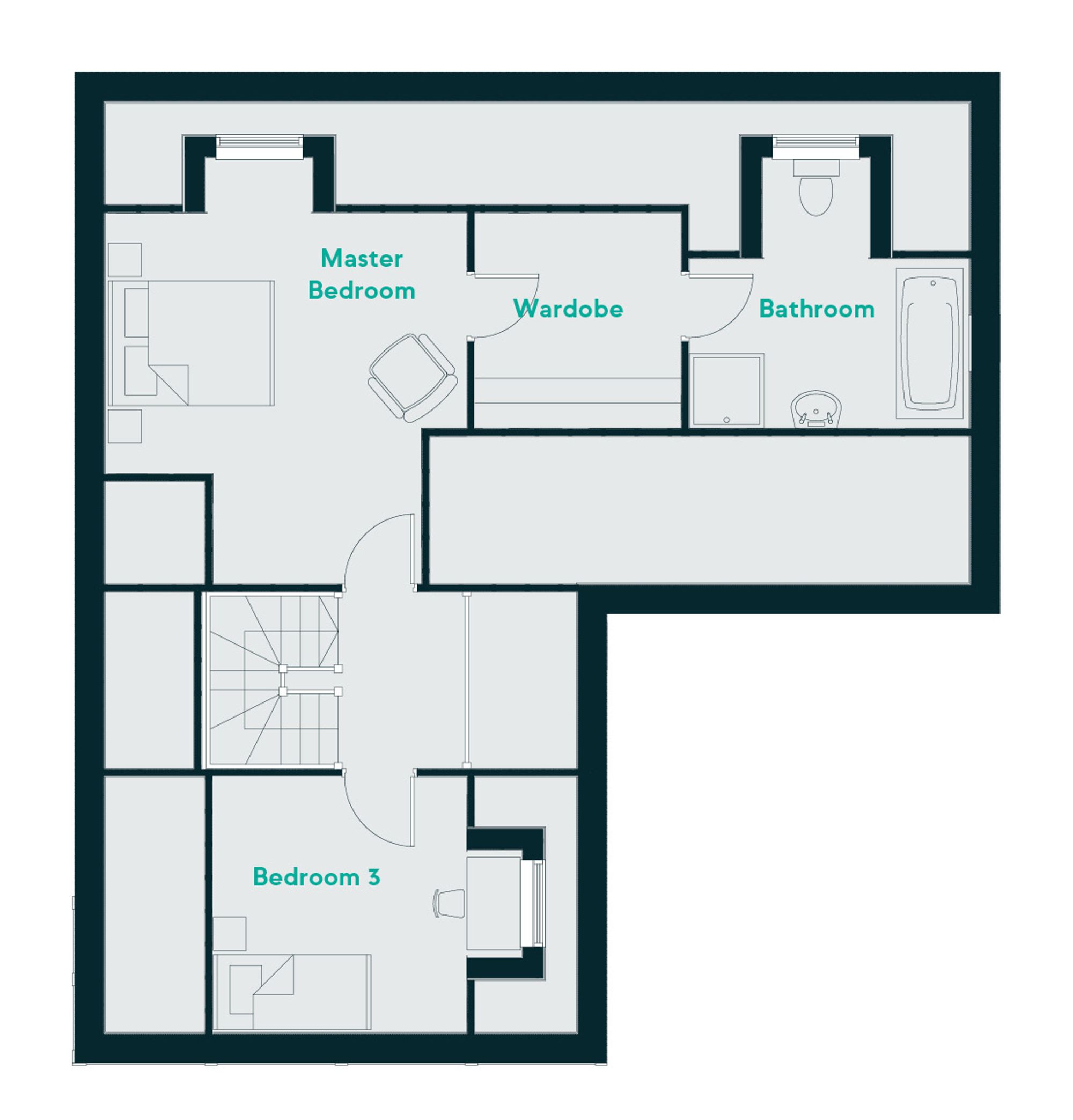 The Ecclesbourne, Summer Lane, Matlock floorplan