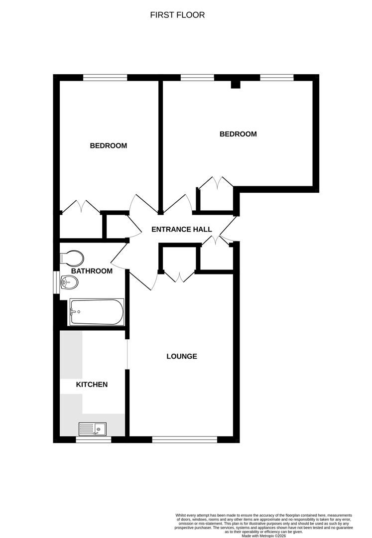 Flat 3 Northumberland Court, Northumberland Street, Norwich floorplan
