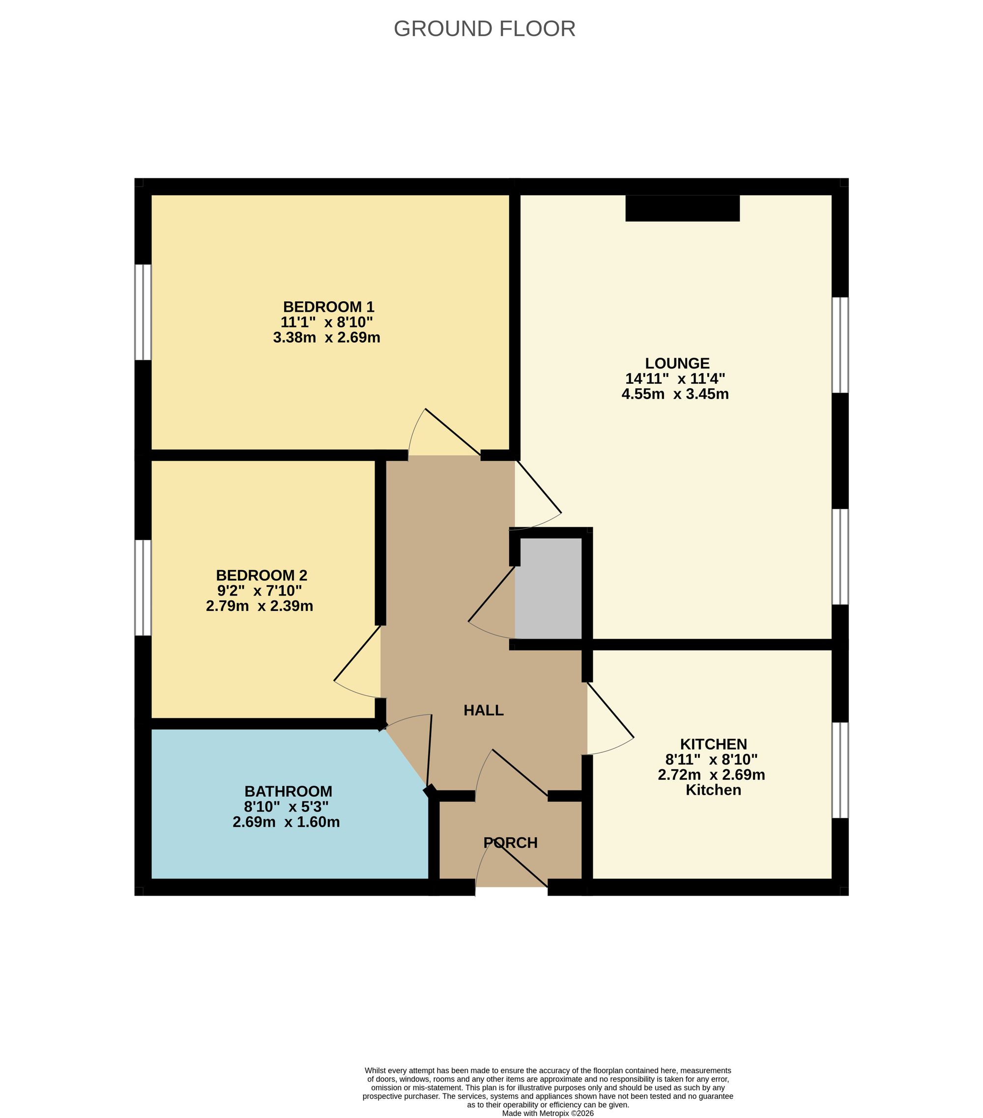 65 Bodill Gardens, Nottingham floorplan