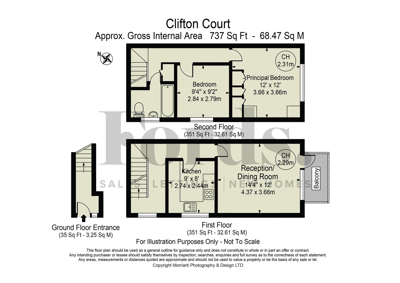 Flat 11, Clifton Court, Marlow Road, High Wycombe floorplan
