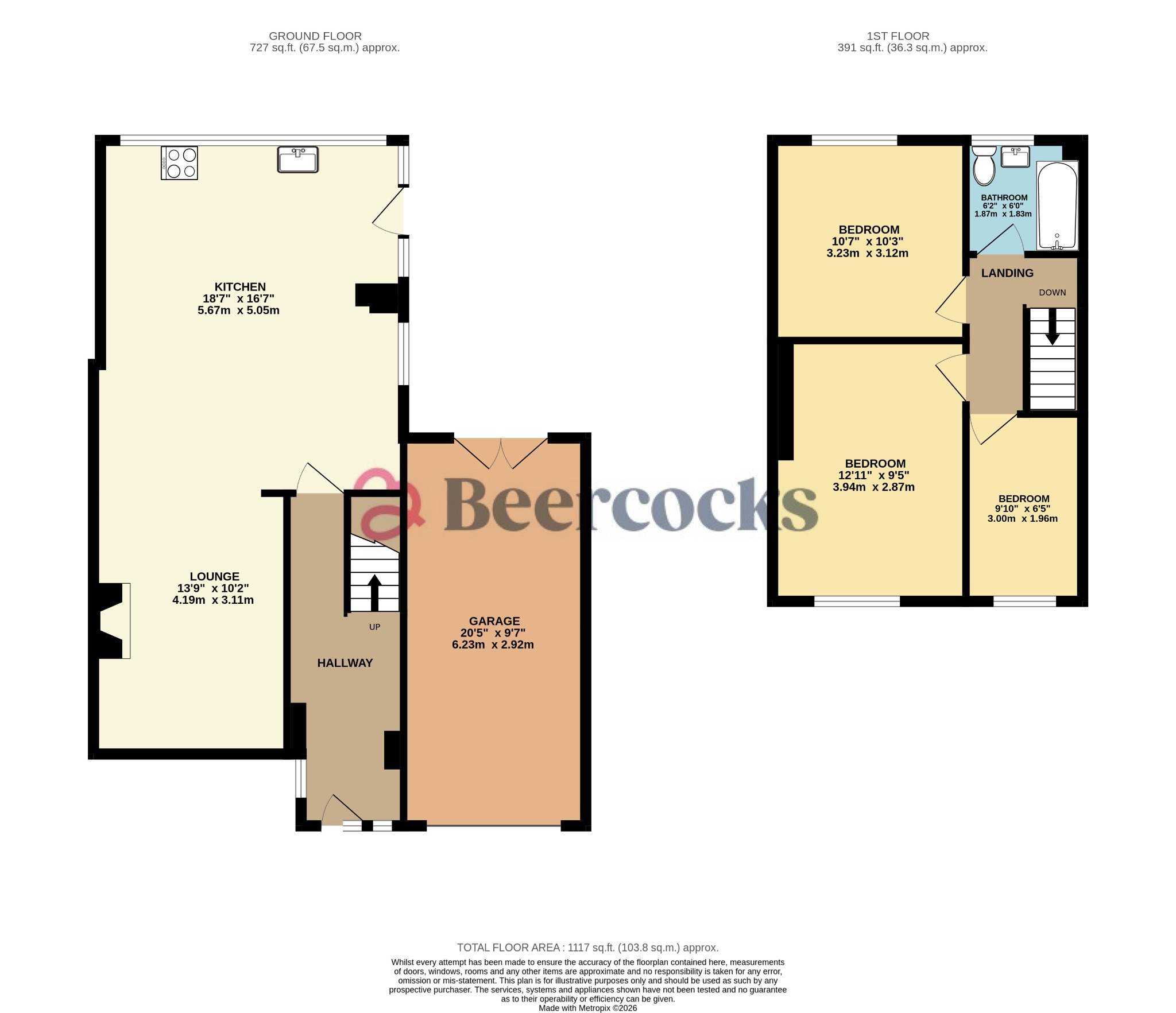 14, Church Lane, Burstwick, Hull, East Riding Of Yorkshire, HU12 9ER floorplan