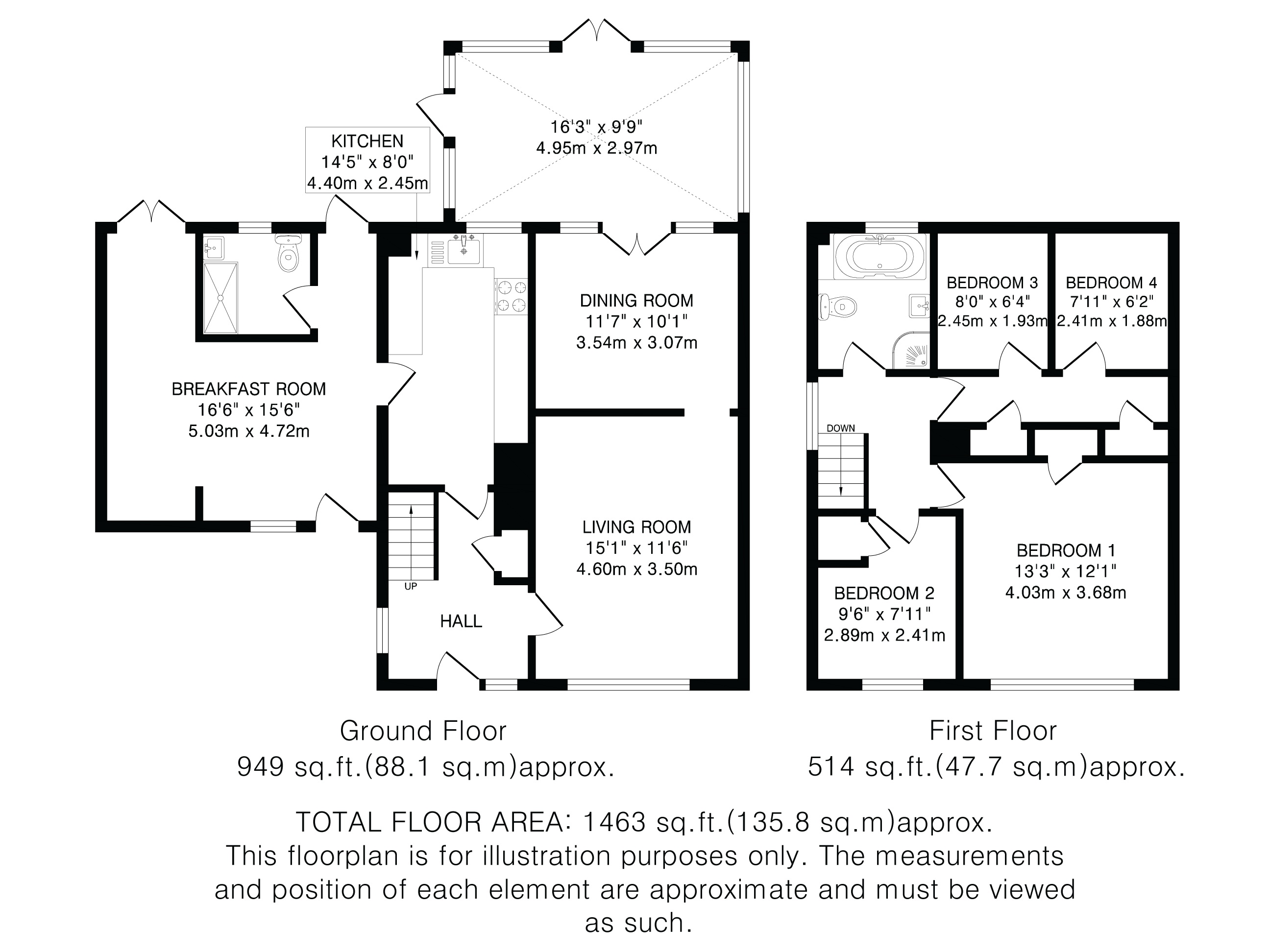 8, Howlands, Welwyn Garden City floorplan