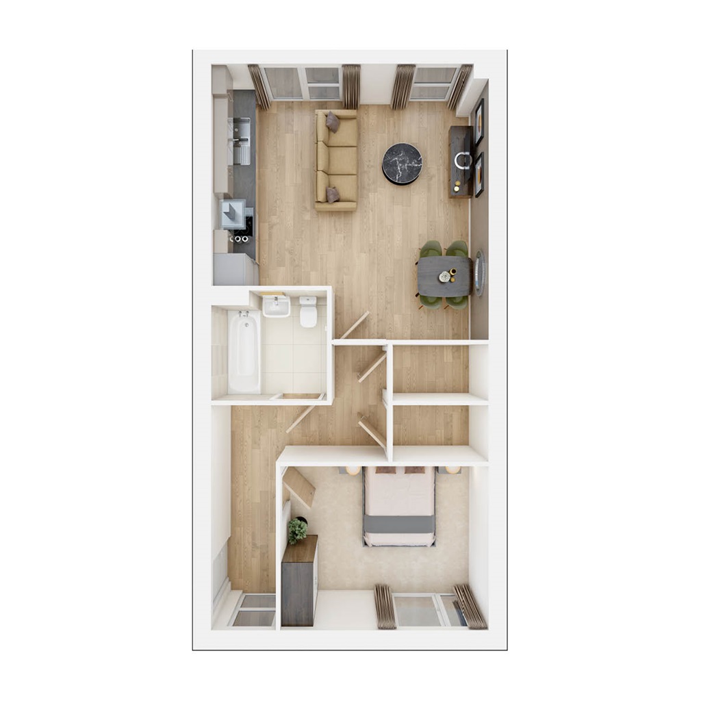 The Foxley - Plot 86, Stortford Fields, Bass Close, Off Rye Street, Bishop's Stortford floorplan