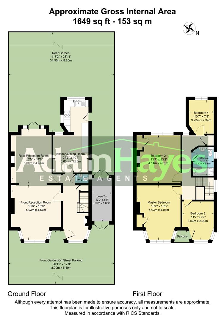 15, Park Crescent, London floorplan