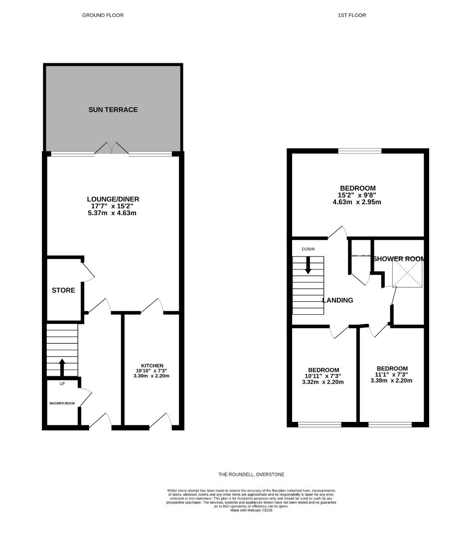 26, The Roundel, Northampton floorplan