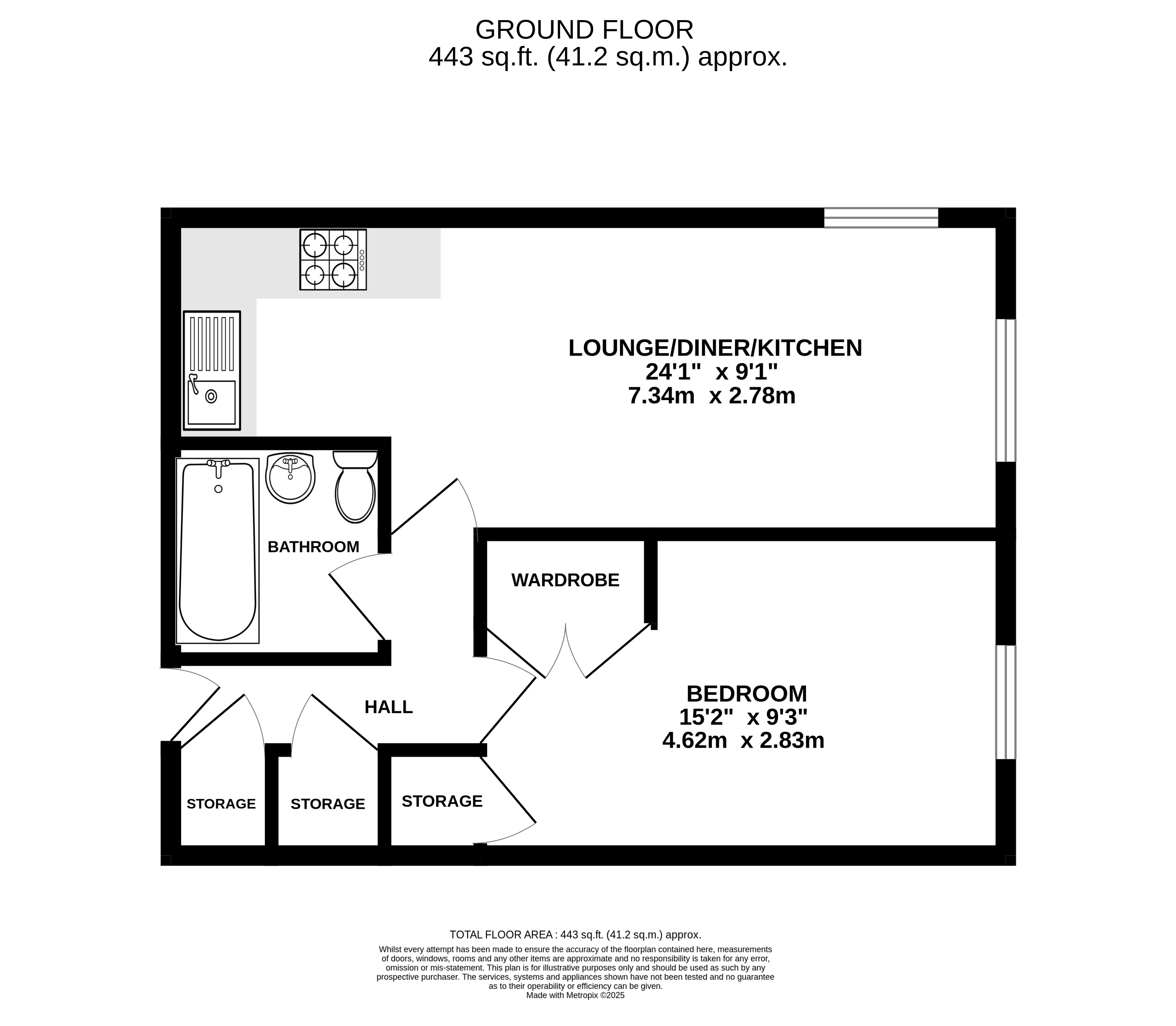 6 Shanklin Court, Newport Road, Aldershot floorplan