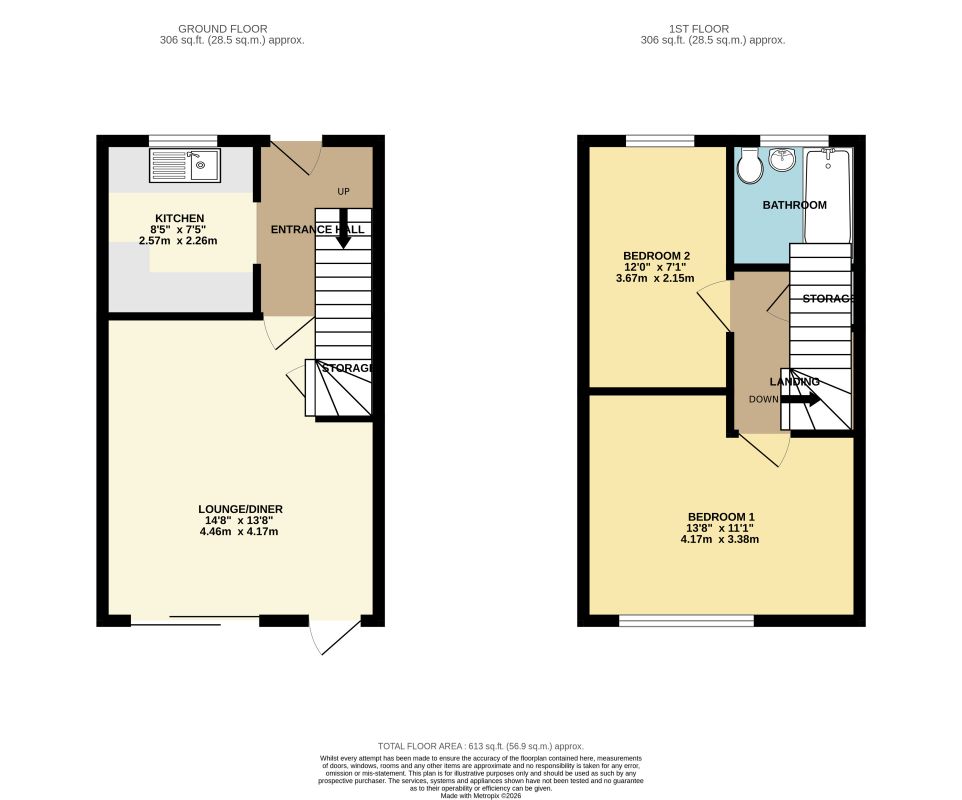 33, Forresters Drive, Plymouth floorplan