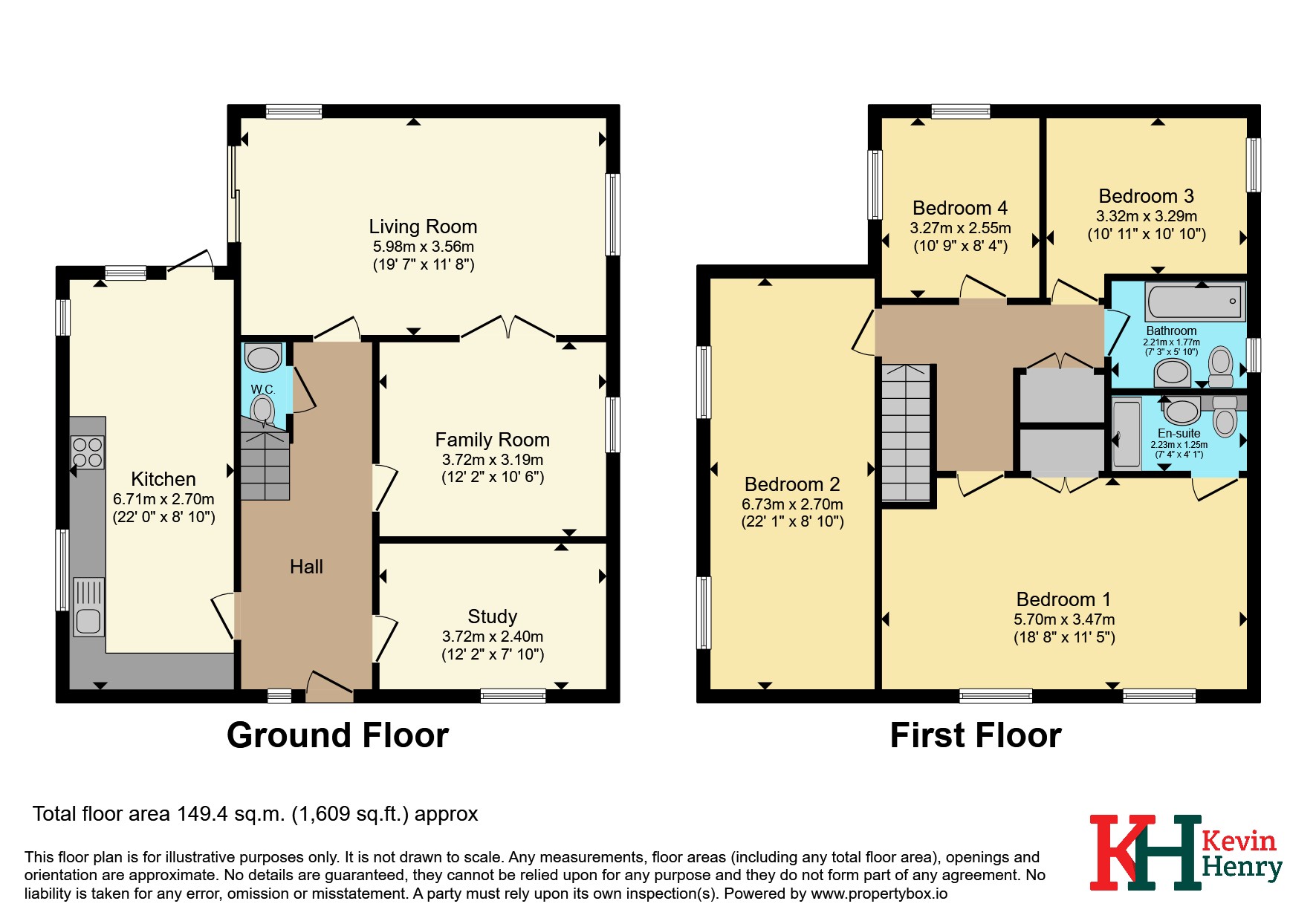 23, Hollybush Way, Cambridge floorplan