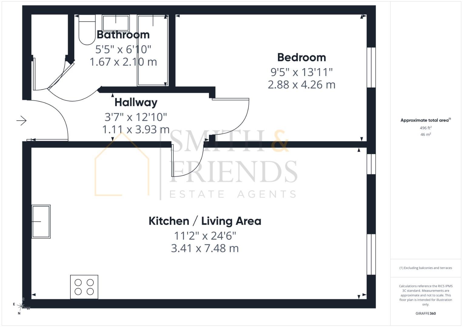 67, Cunningham Court, Sedgefield floorplan