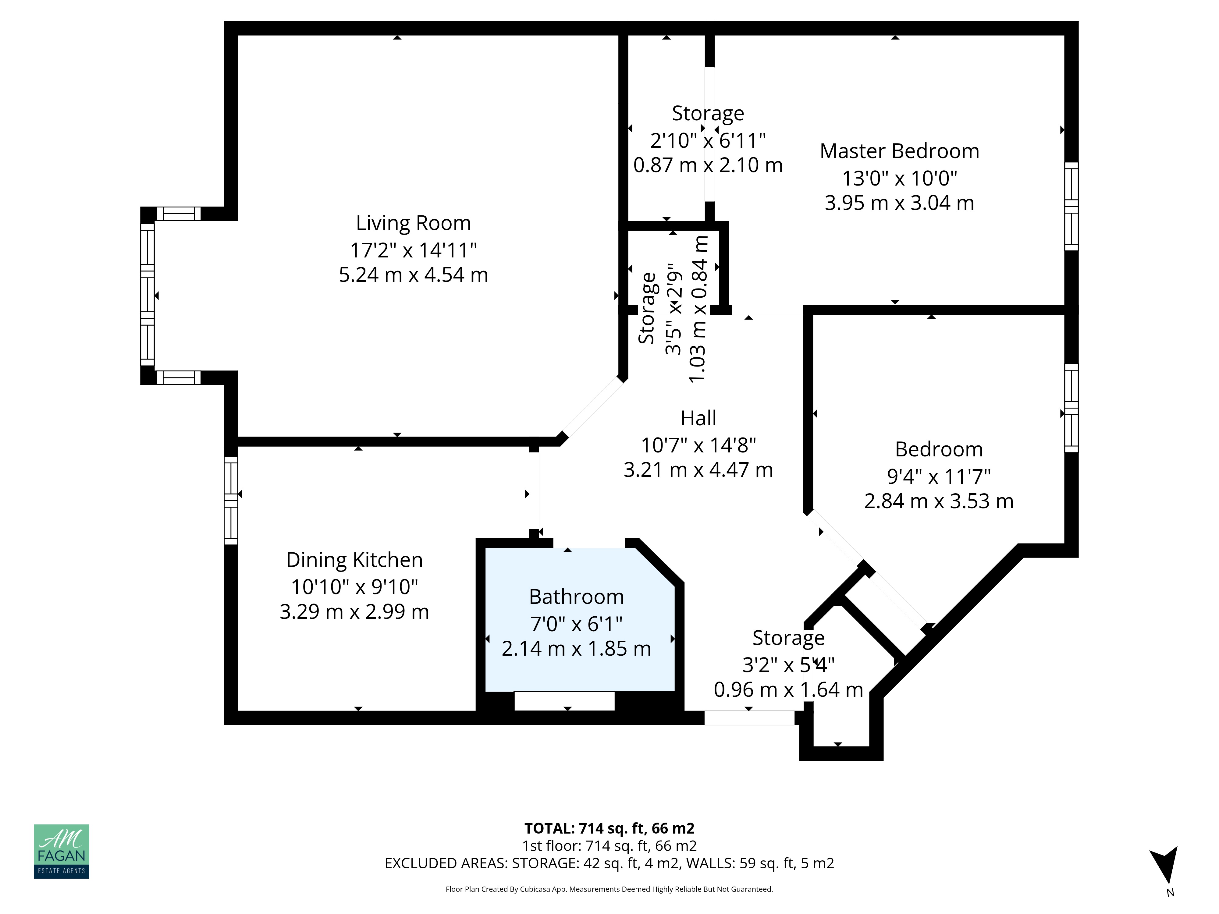 47, Lees Court, Coatbridge floorplan
