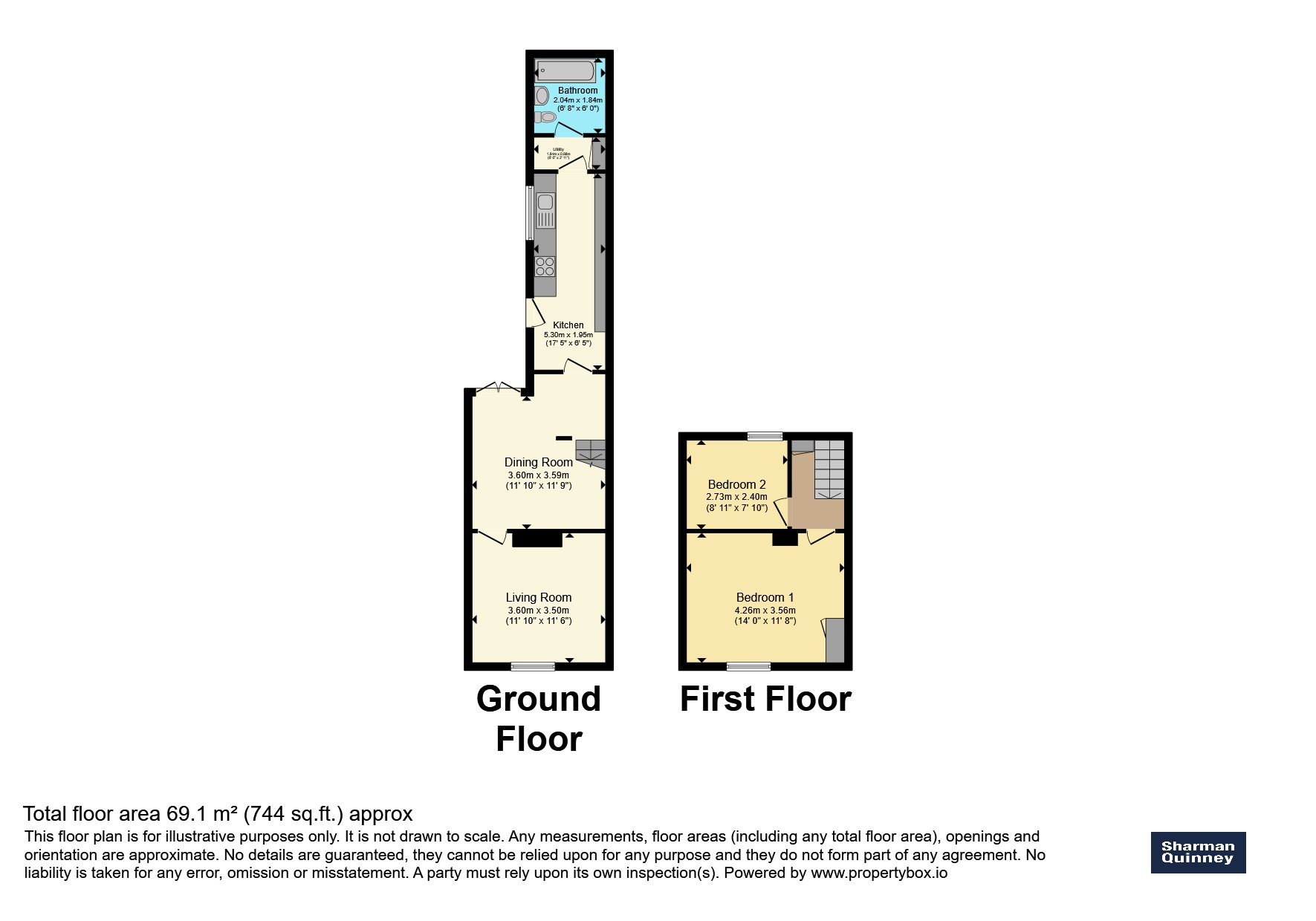 109, North Street, Peterborough floorplan