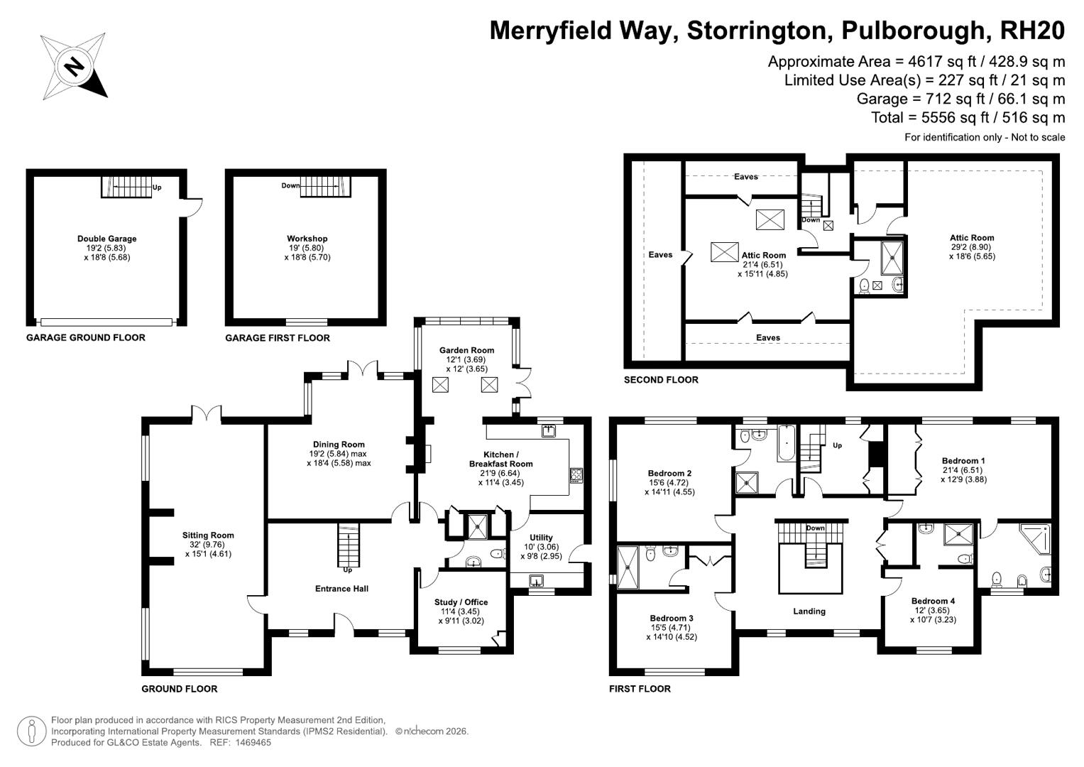 5, Merryfield Way, Storrington floorplan