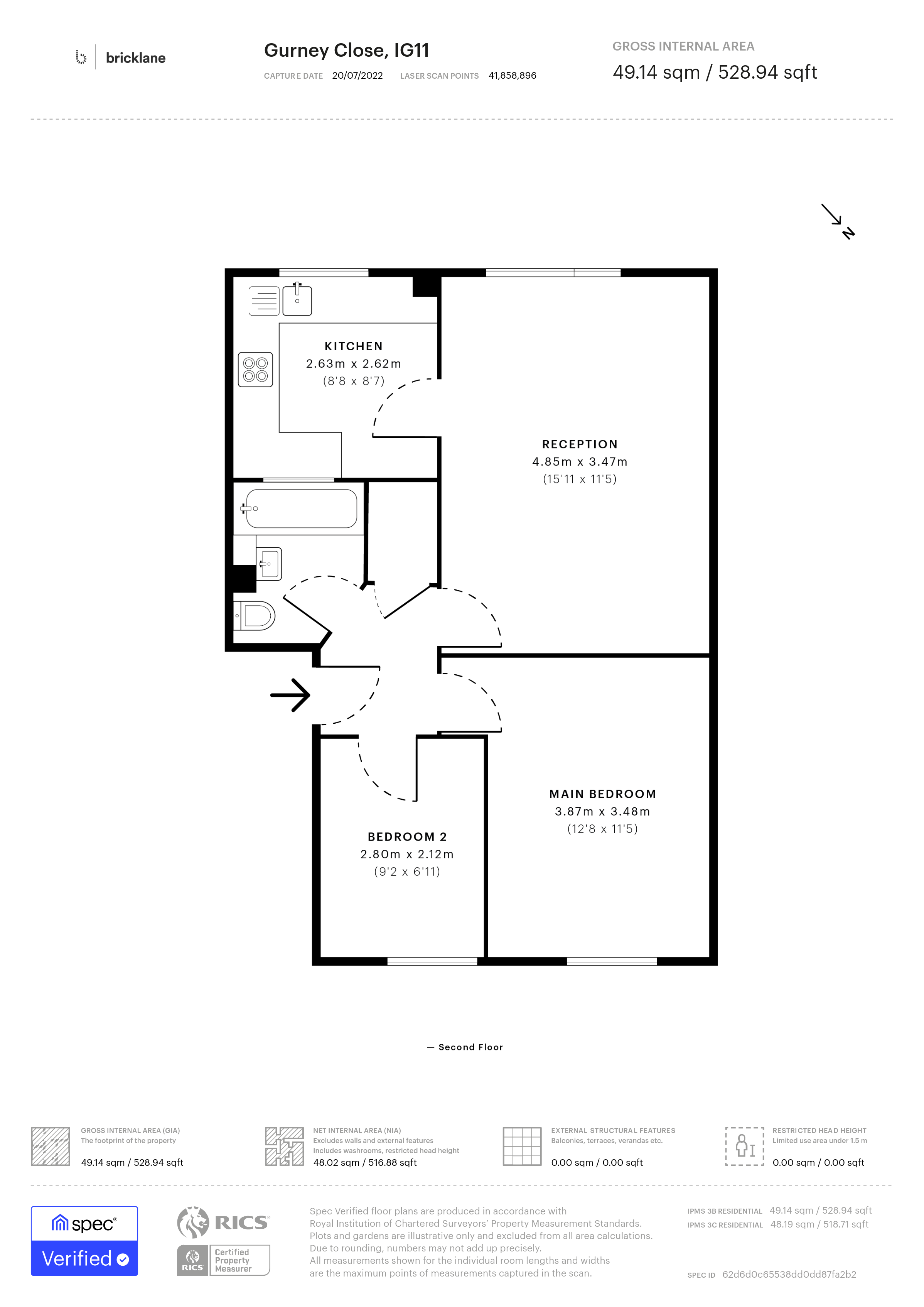146, Gurney Close, Barking floorplan