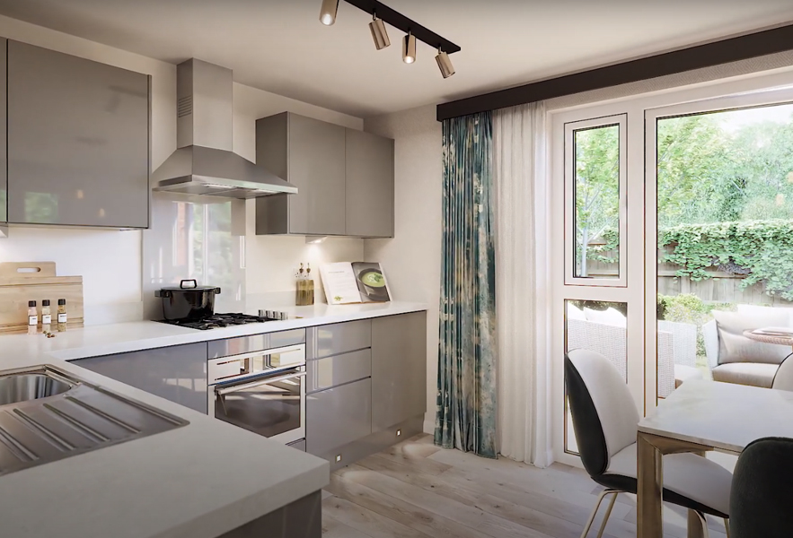 Abergeldie Three Bedroom Home Kitchen/Dining Room